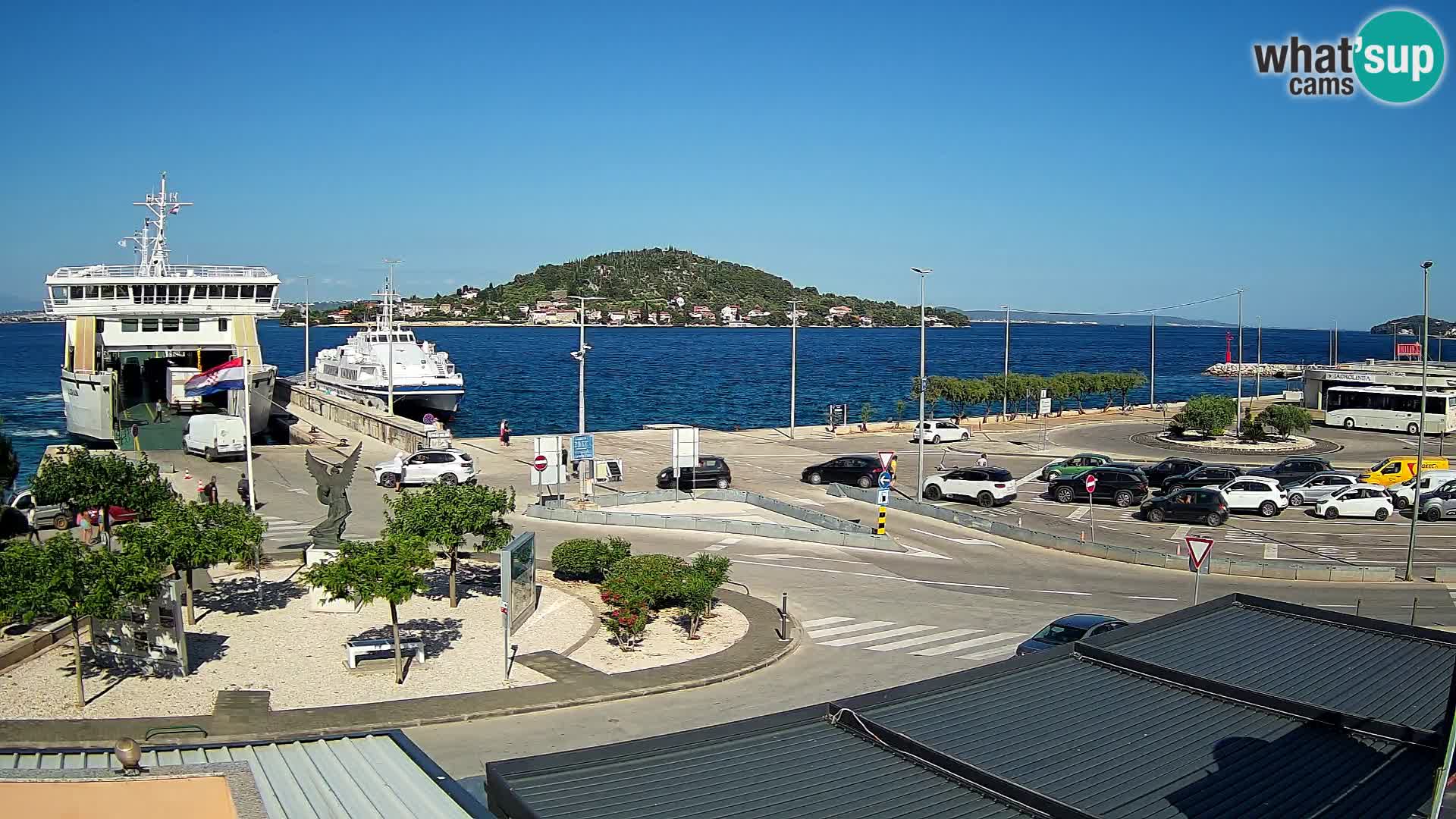 Webcam Ugliano – terminal traghetto da Preko a Zara