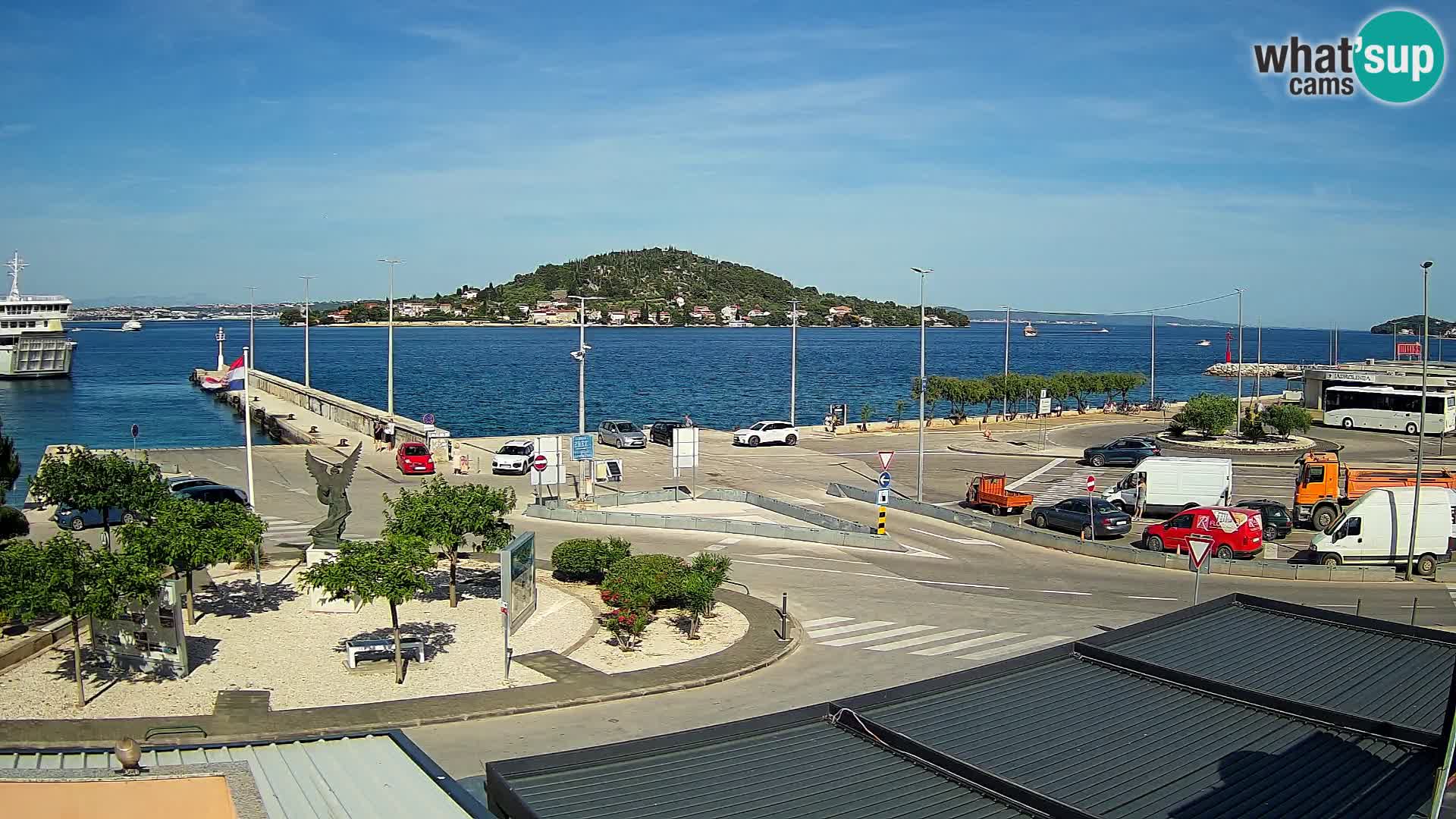 Webcam Ugljan – Preko Ferry to Zadar