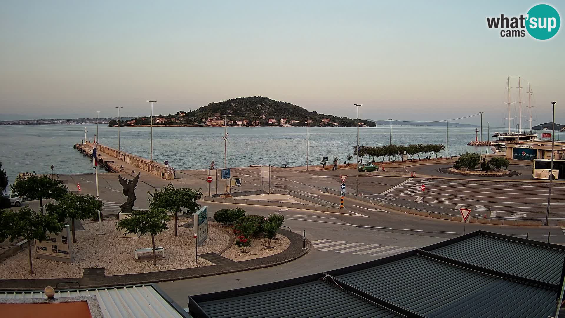 Webcam Ugliano – terminal traghetto da Preko a Zara
