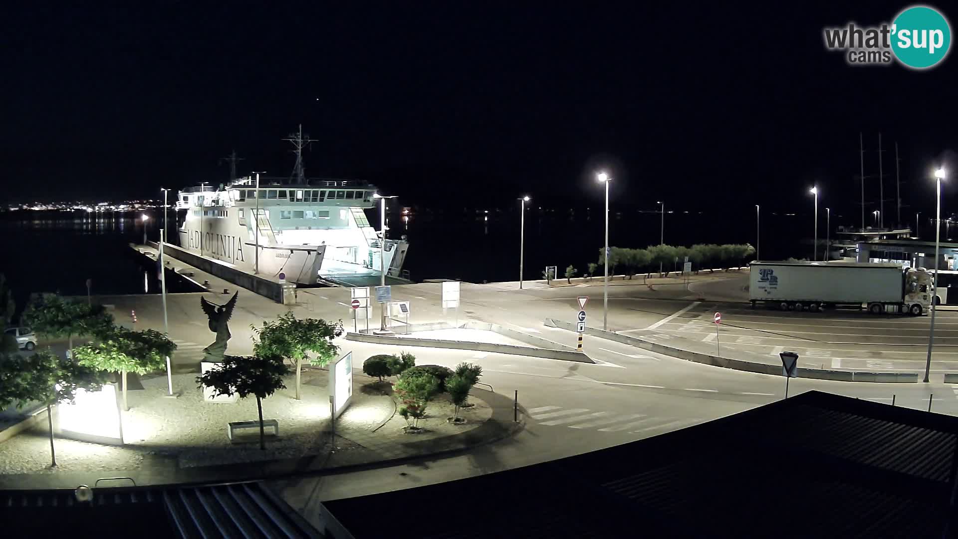Spletna kamera Ugljan – trajekt Preko – Zadar