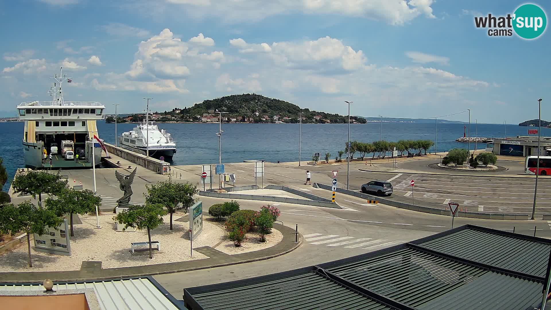 Webcam Ugljan – Preko Ferry to Zadar