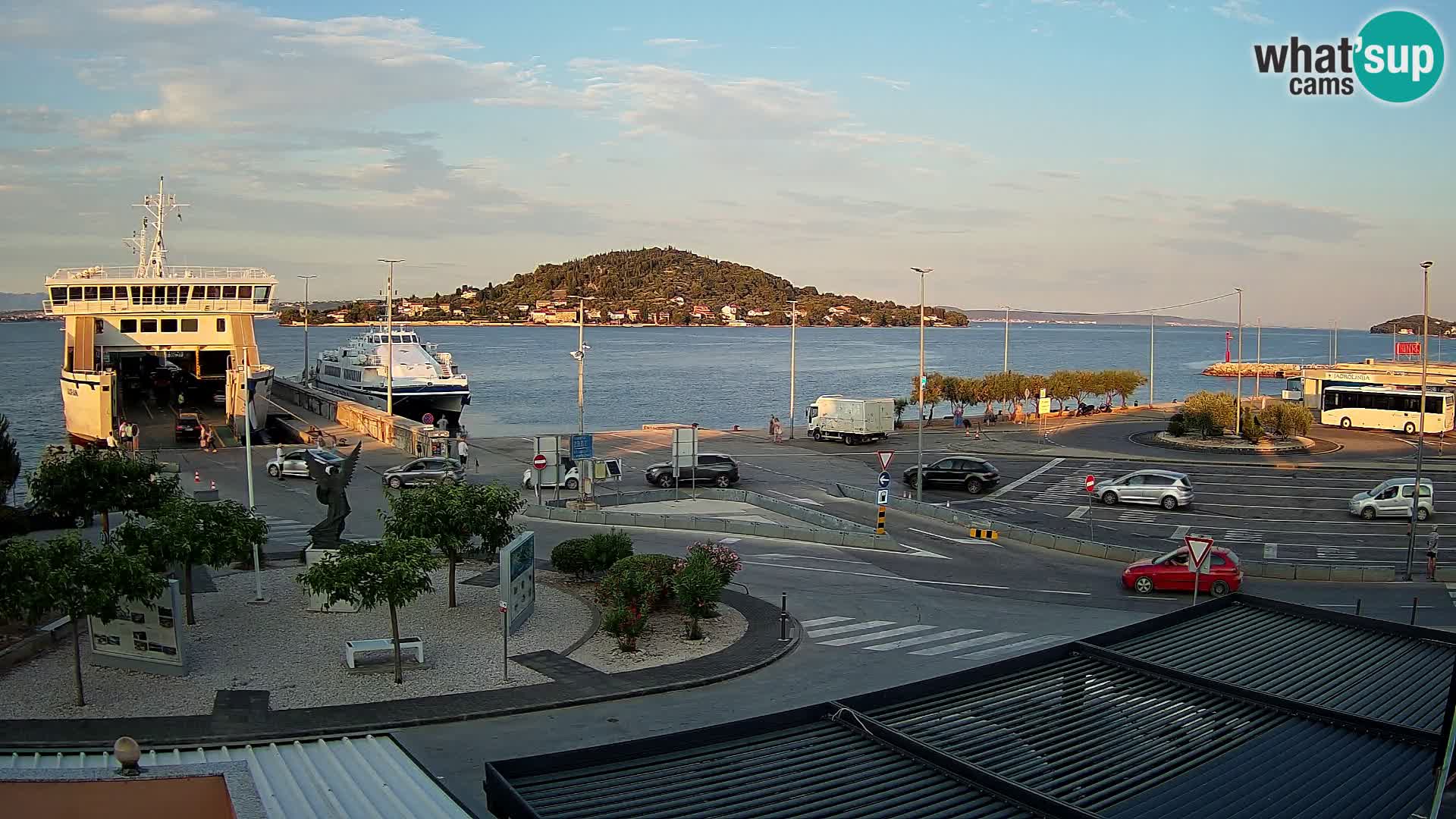 Webcam Ugljan – Preko Ferry to Zadar