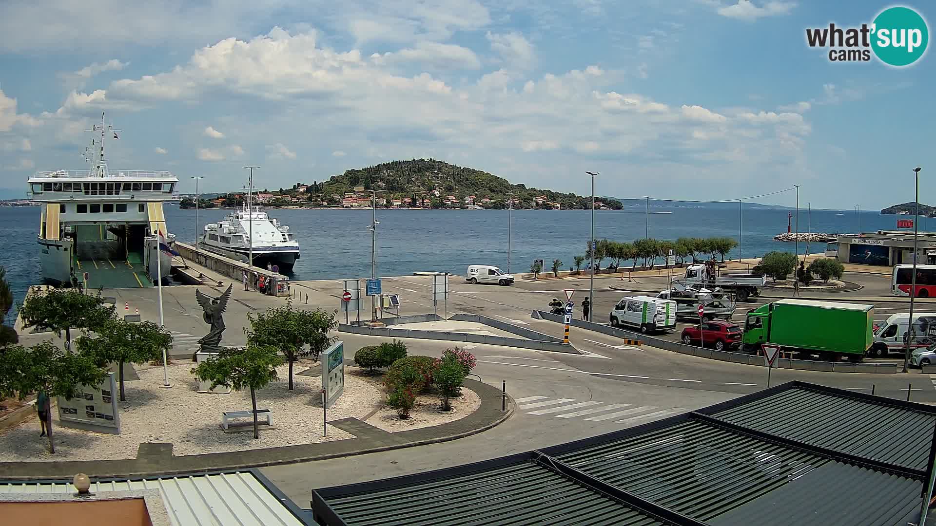 UGLJAN Webcam – Preko-Fähre nach Zadar