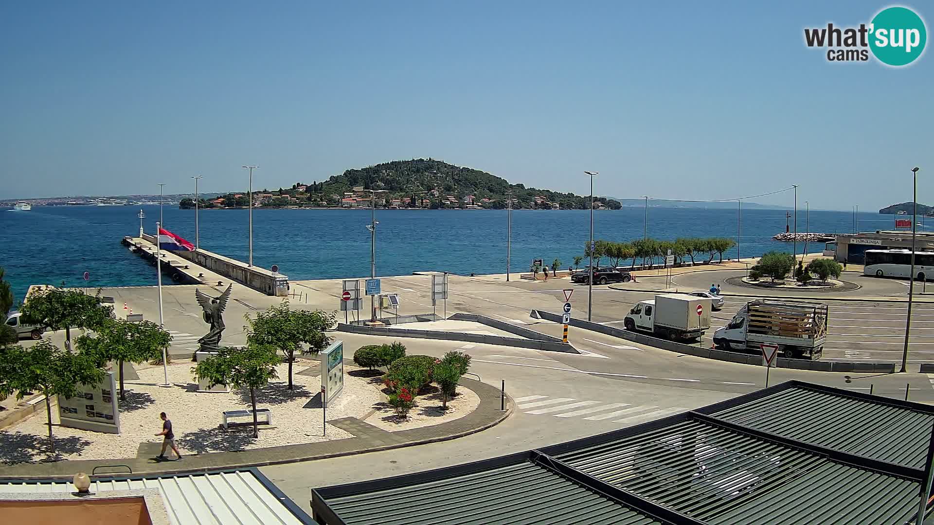 Webcam Ugljan – Preko Ferry to Zadar