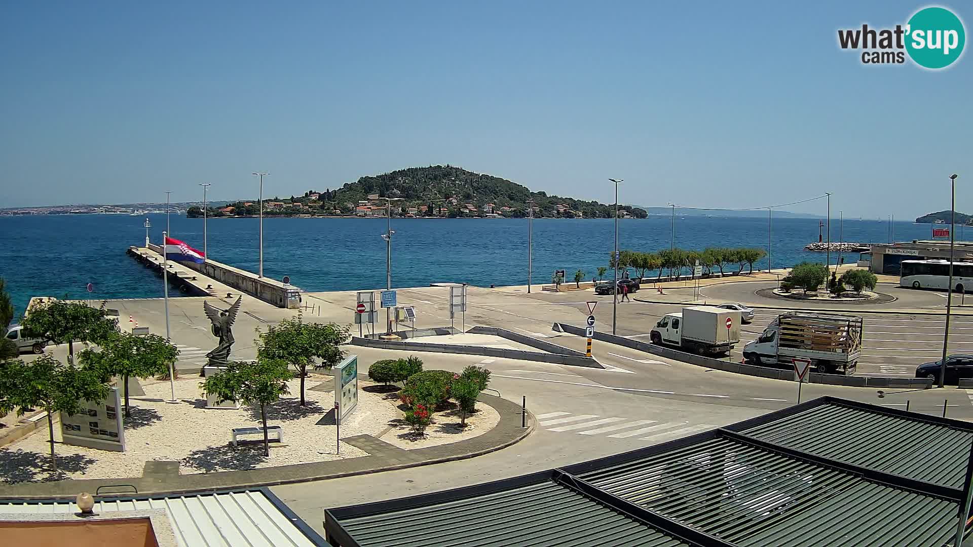 Webcam Ugljan – Preko Ferry to Zadar