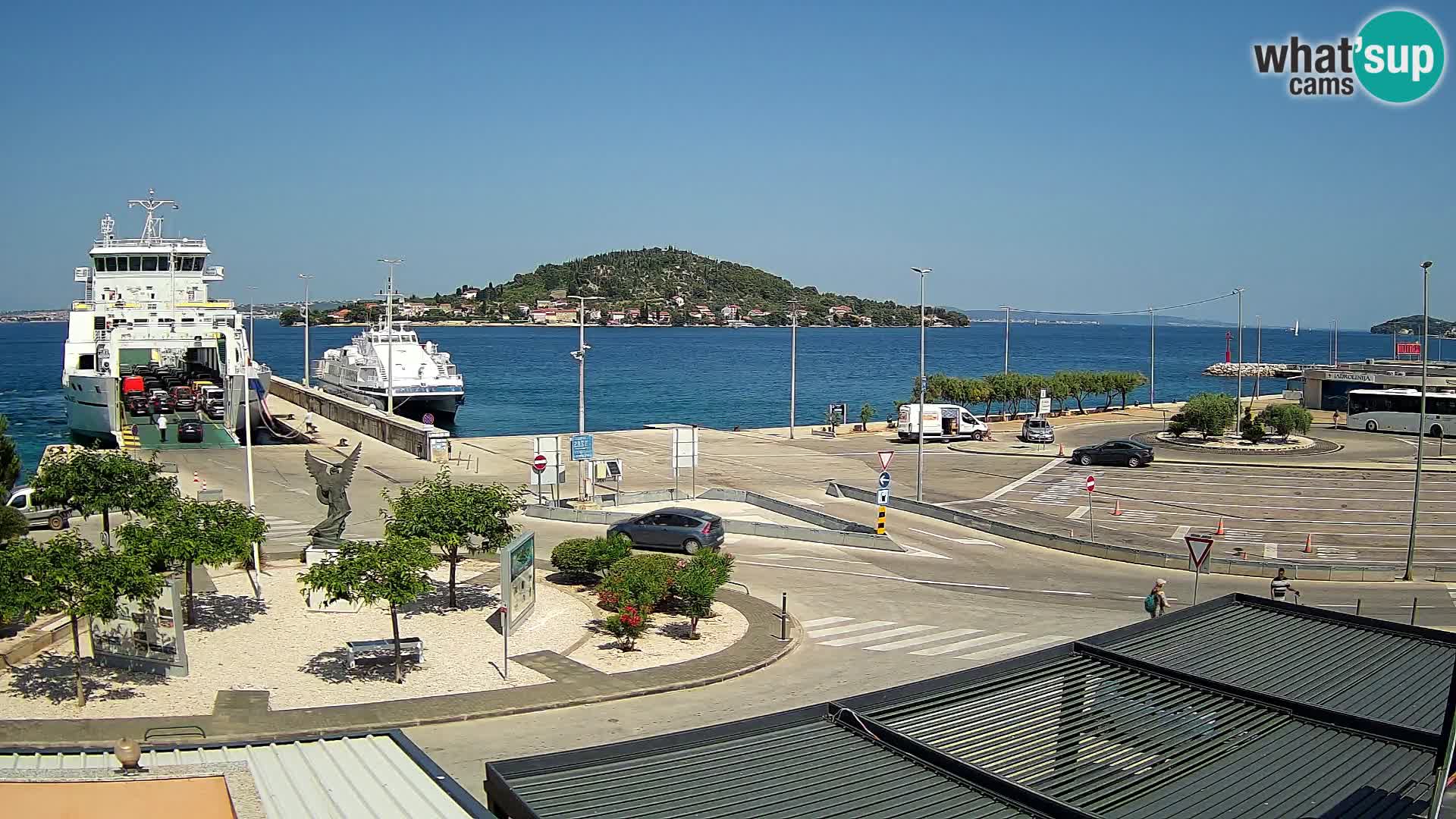 Webcam Ugljan – Preko Ferry to Zadar