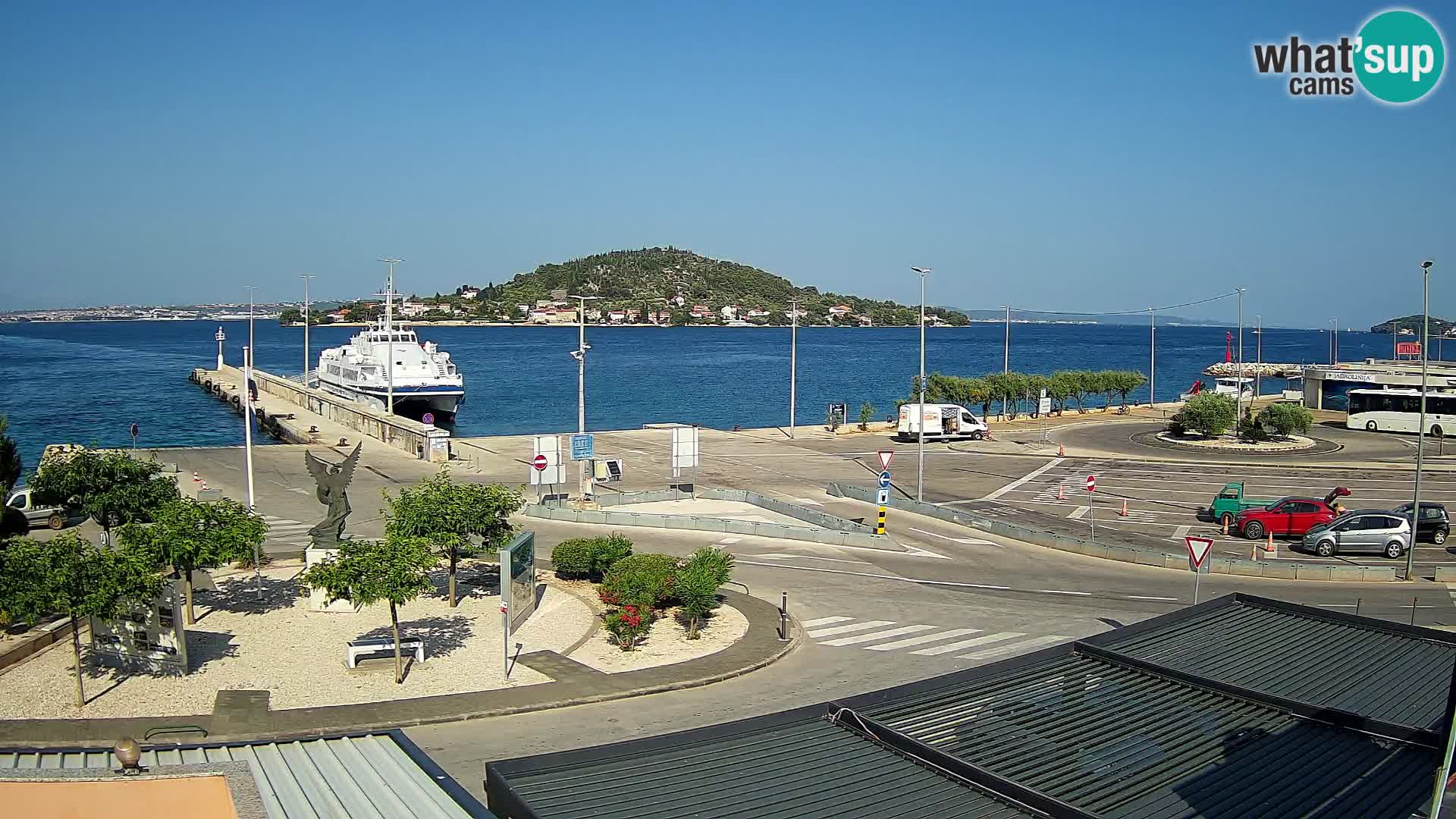 Webcam Ugljan – Preko Ferry to Zadar
