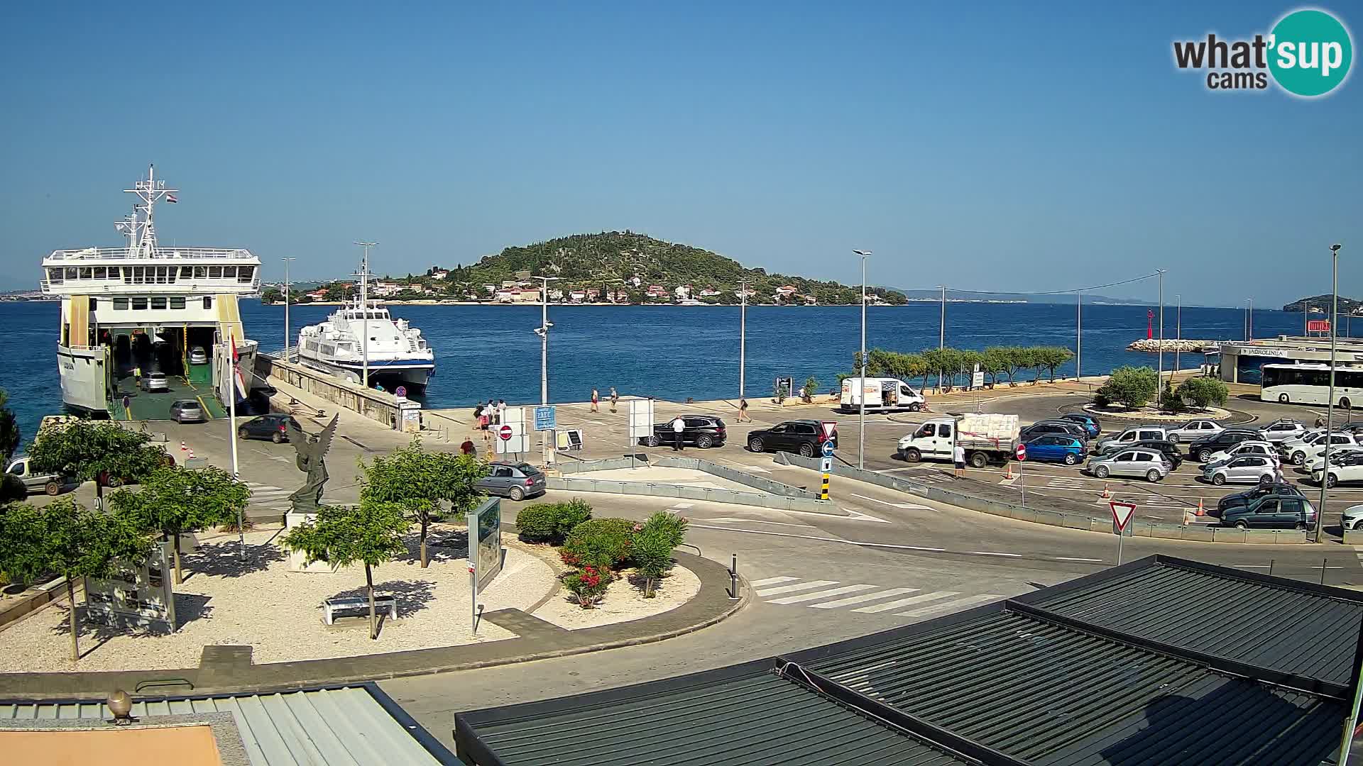 Webcam Ugljan – Preko Ferry to Zadar