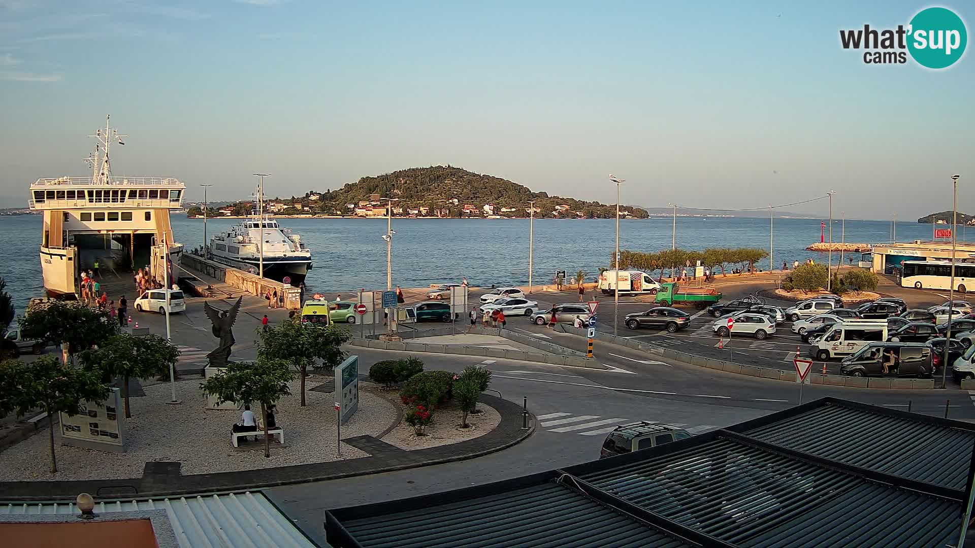 Webcam Ugljan – Preko Ferry to Zadar