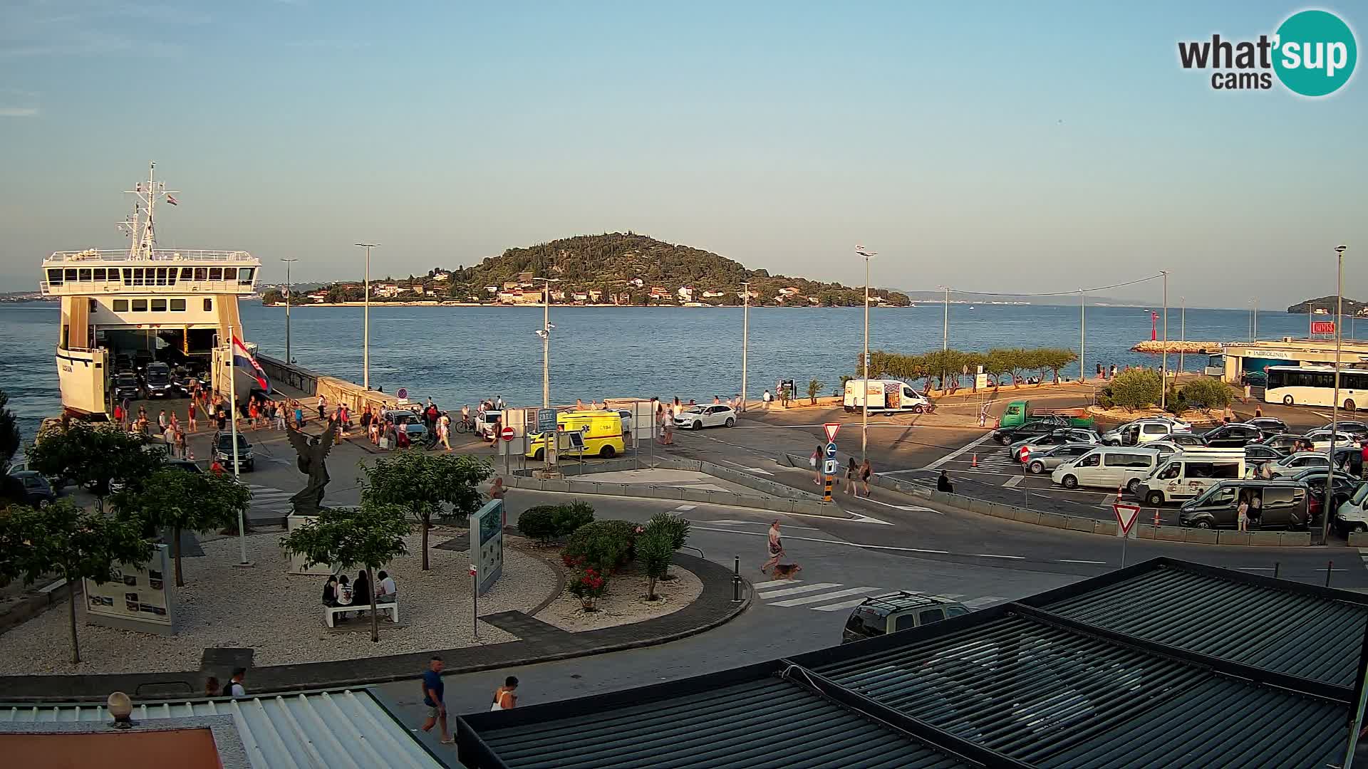Webcam Ugljan – Preko Ferry to Zadar