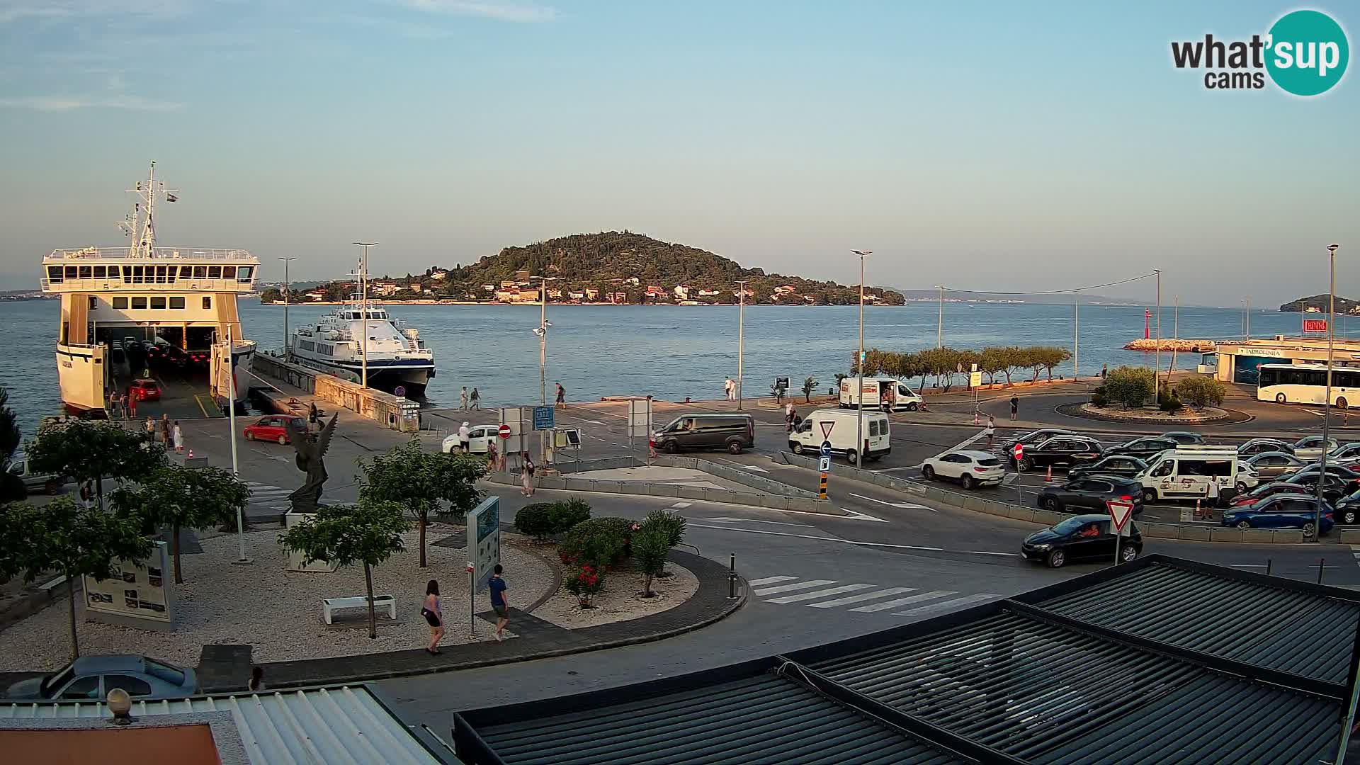 Webcam Ugljan – Preko Ferry to Zadar