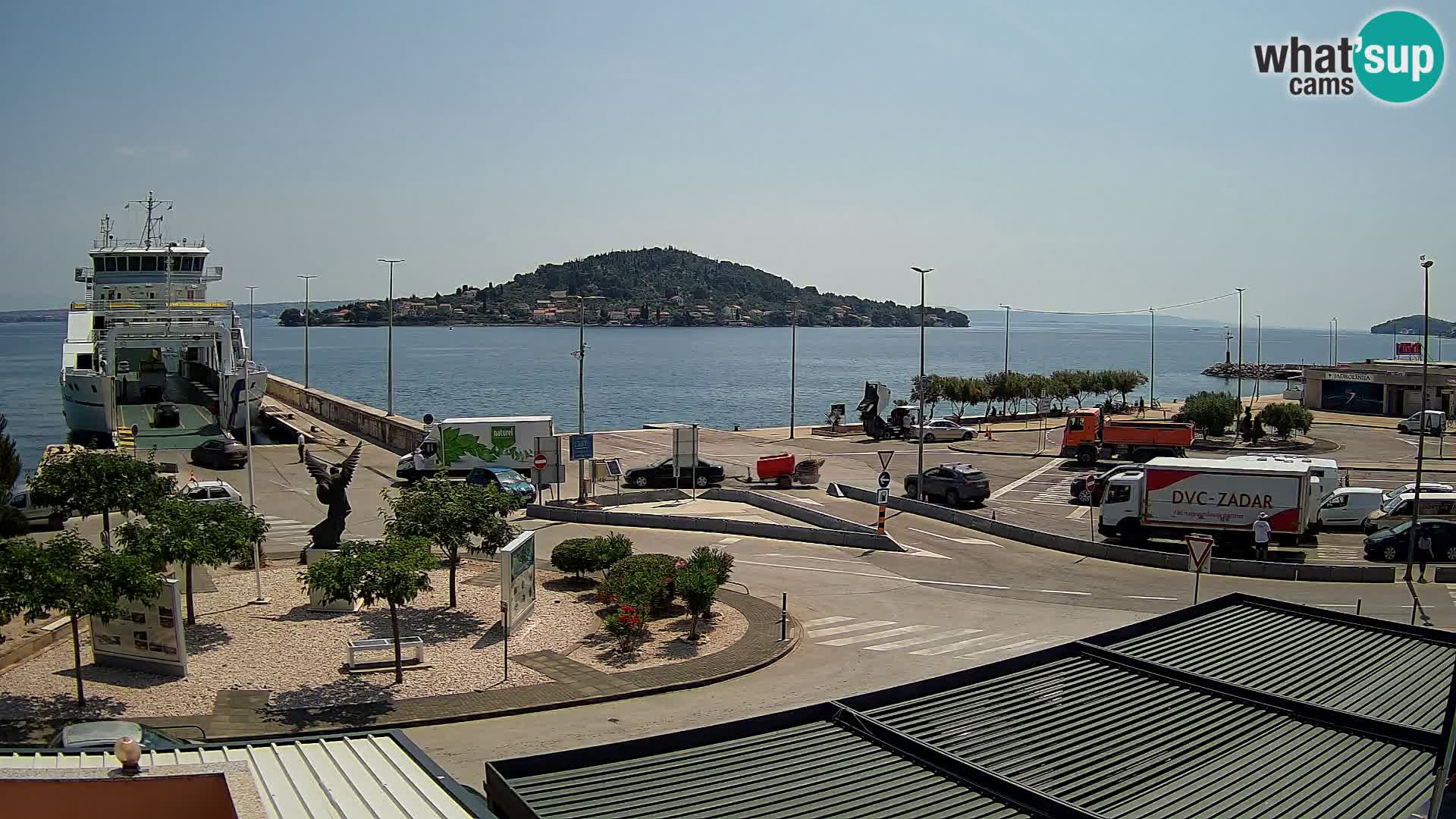 Web kamera Ugljan – Preko trajekt za Zadar