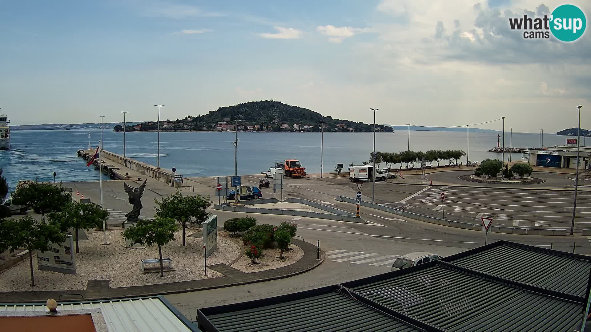 Spletna kamera Ugljan – trajekt Preko – Zadar