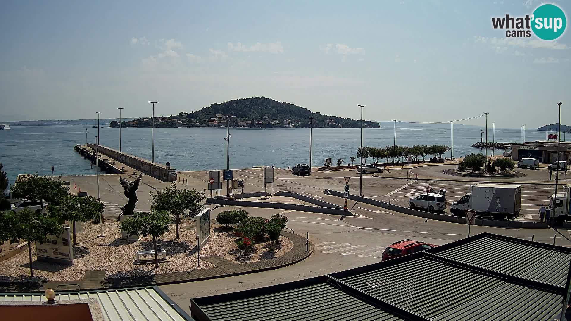 Spletna kamera Ugljan – trajekt Preko – Zadar