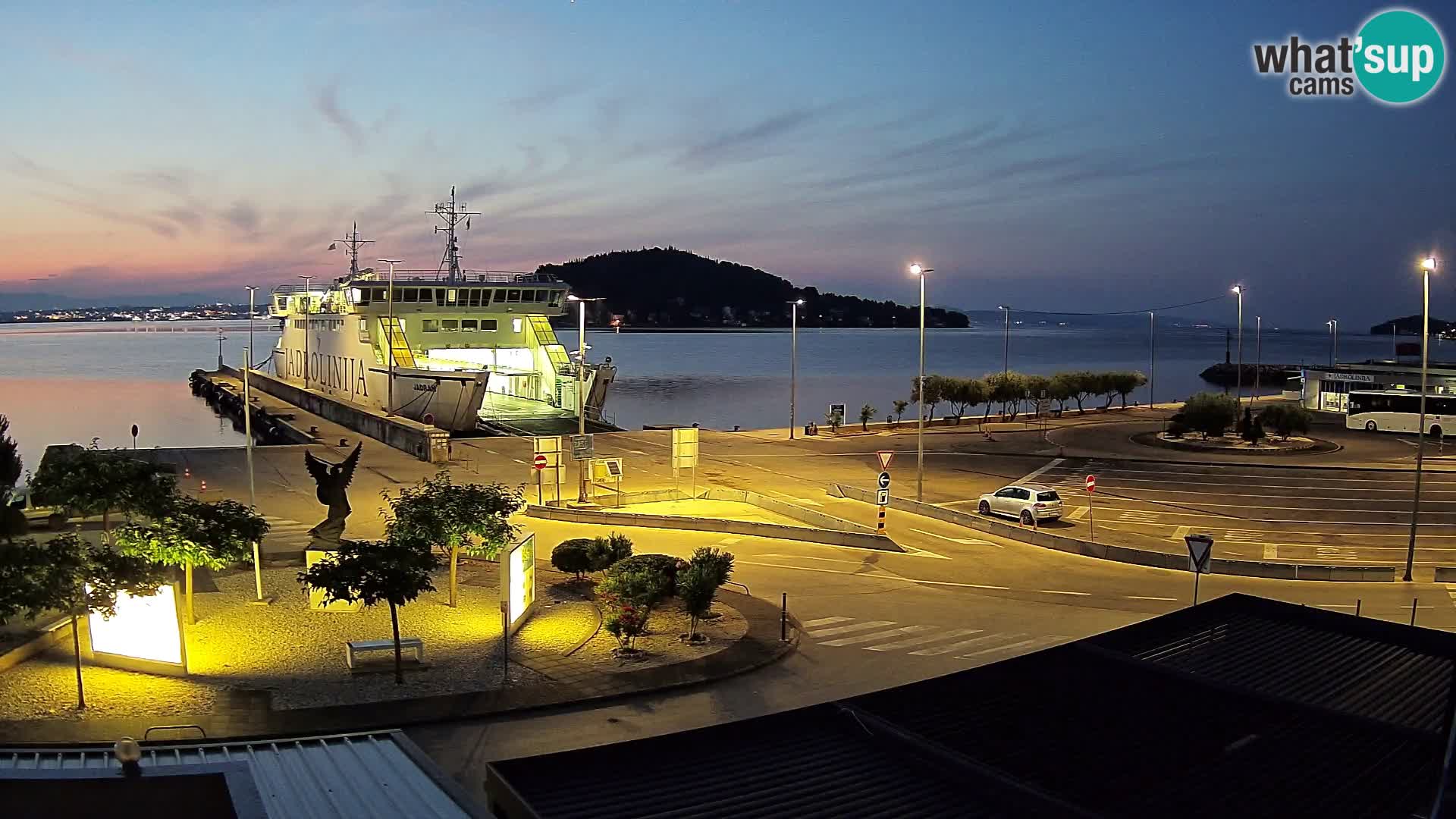 Webcam Ugliano – terminal traghetto da Preko a Zara