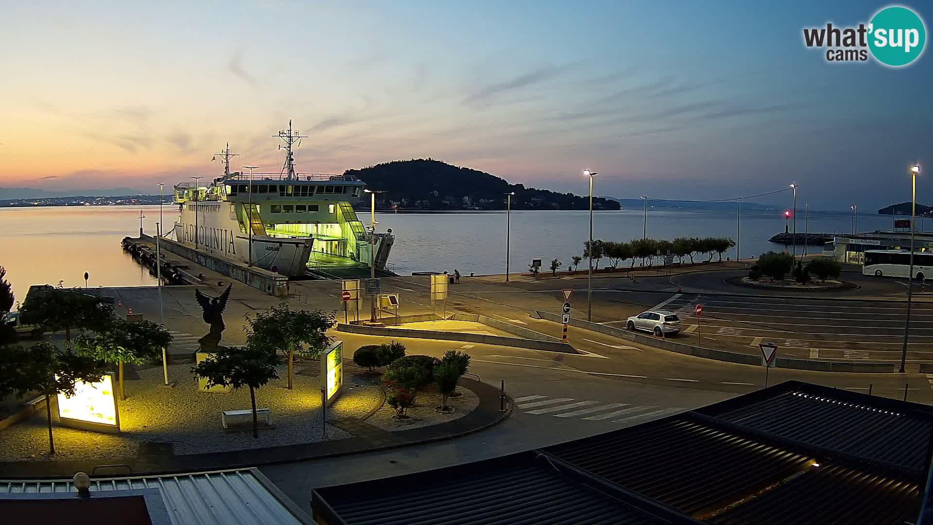 Spletna kamera Ugljan – trajekt Preko – Zadar
