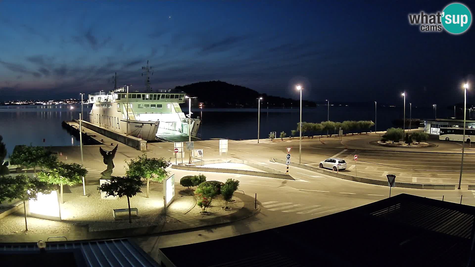 Spletna kamera Ugljan – trajekt Preko – Zadar