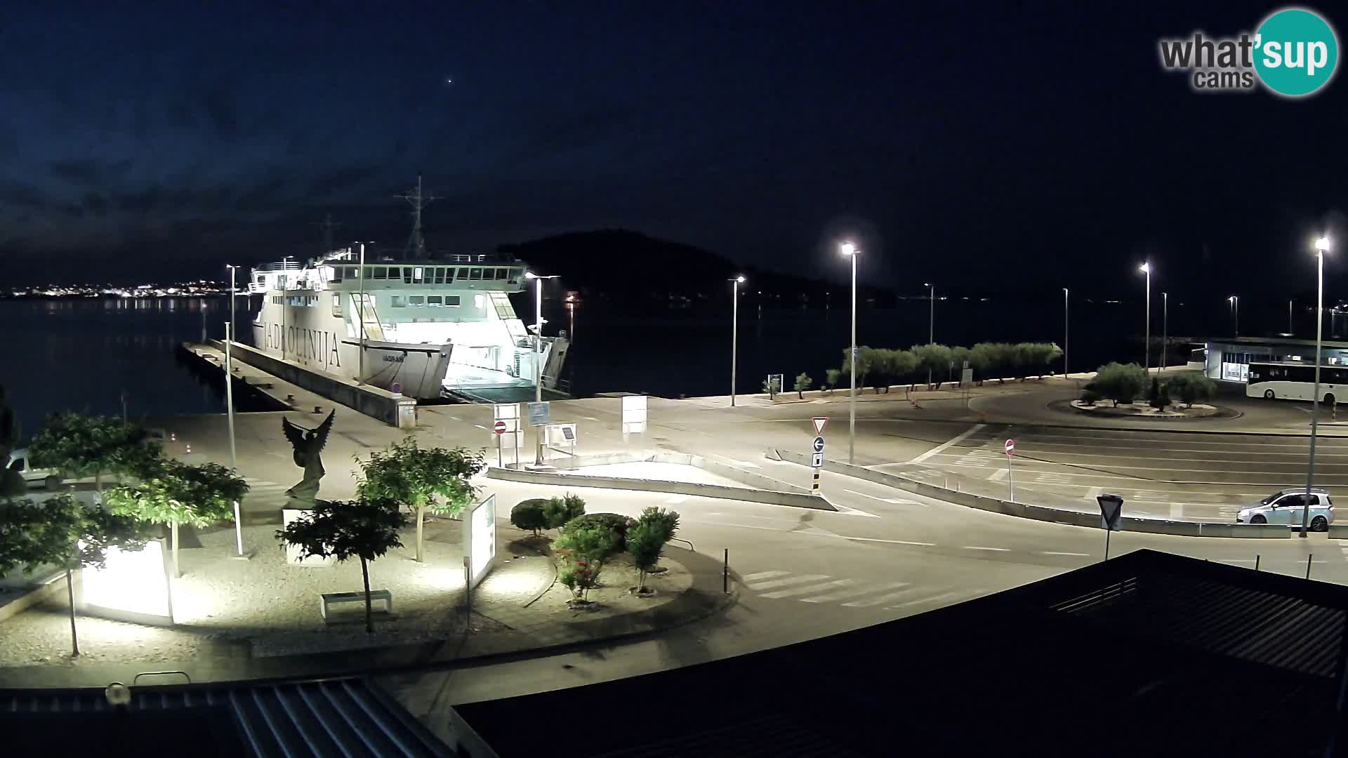 Spletna kamera Ugljan – trajekt Preko – Zadar