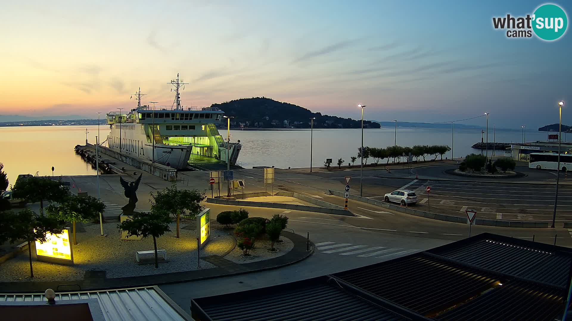 Spletna kamera Ugljan – trajekt Preko – Zadar