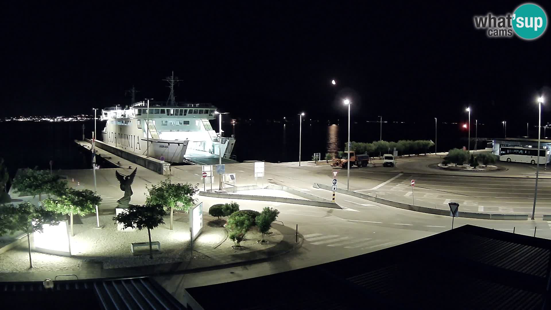Webcam Ugliano – terminal traghetto da Preko a Zara
