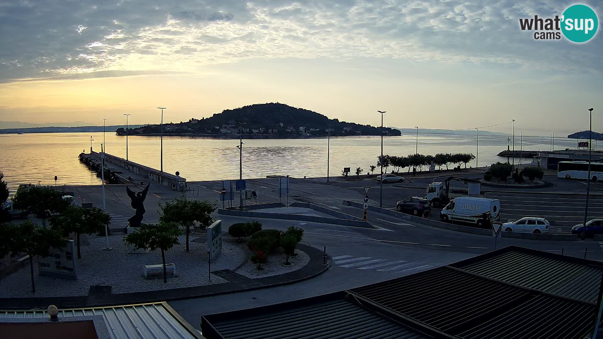 Spletna kamera Ugljan – trajekt Preko – Zadar