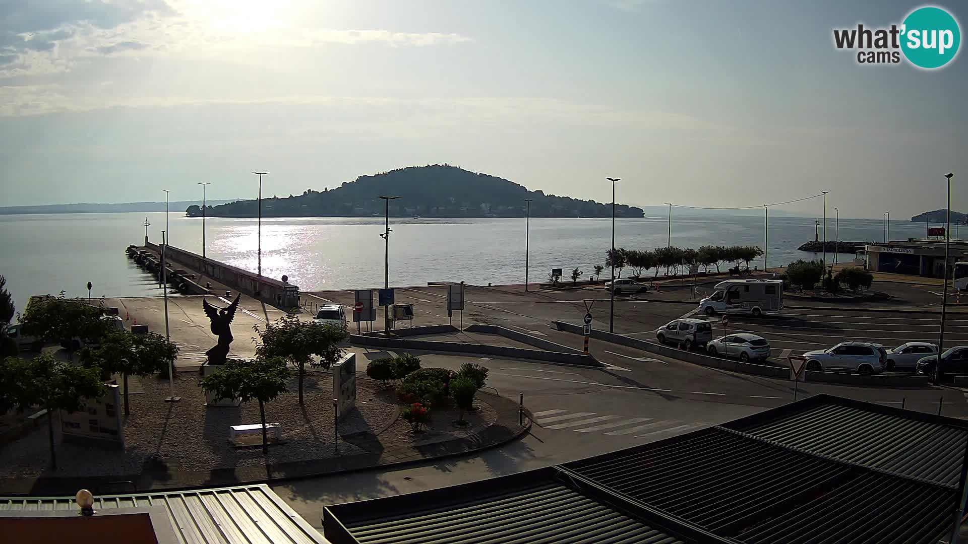 Webcam Ugliano – terminal traghetto da Preko a Zara