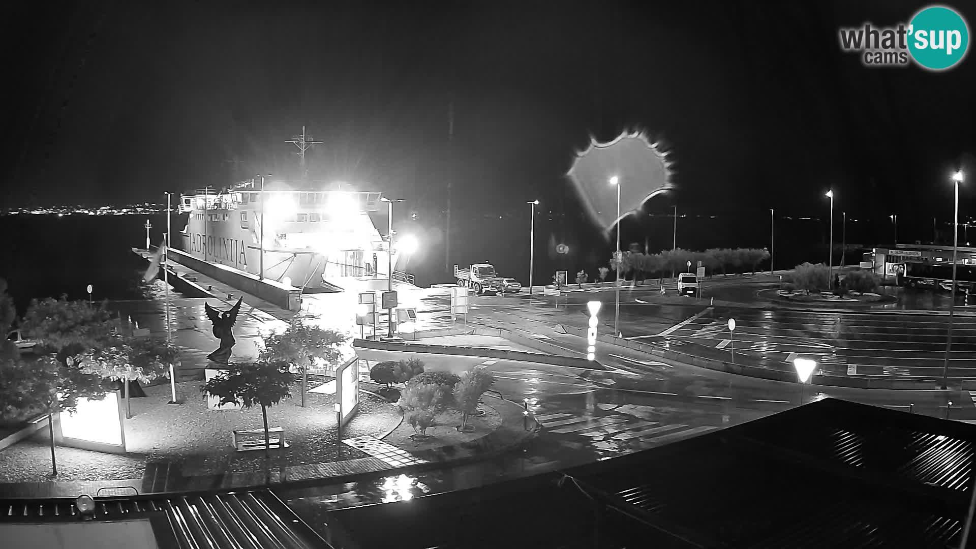 Webcam Ugliano – terminal traghetto da Preko a Zara