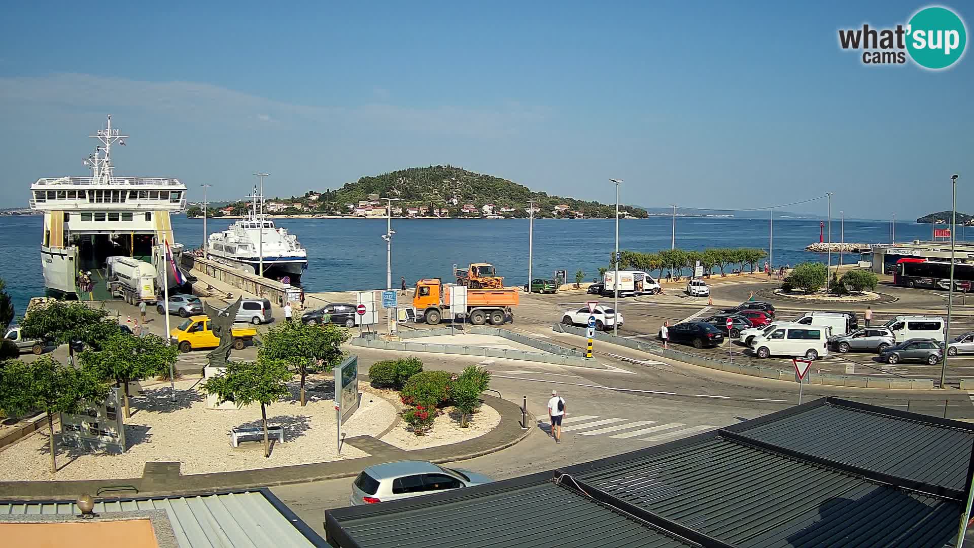 Web kamera Ugljan – Preko trajekt za Zadar