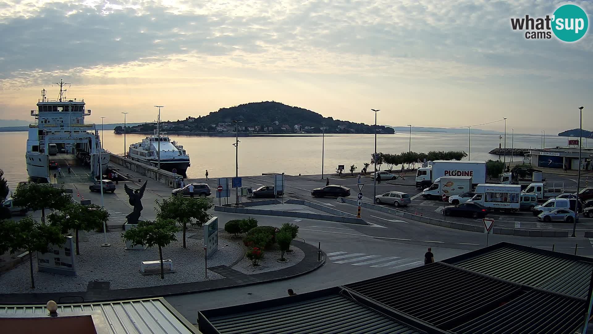 Webcam Ugljan – Preko Ferry to Zadar