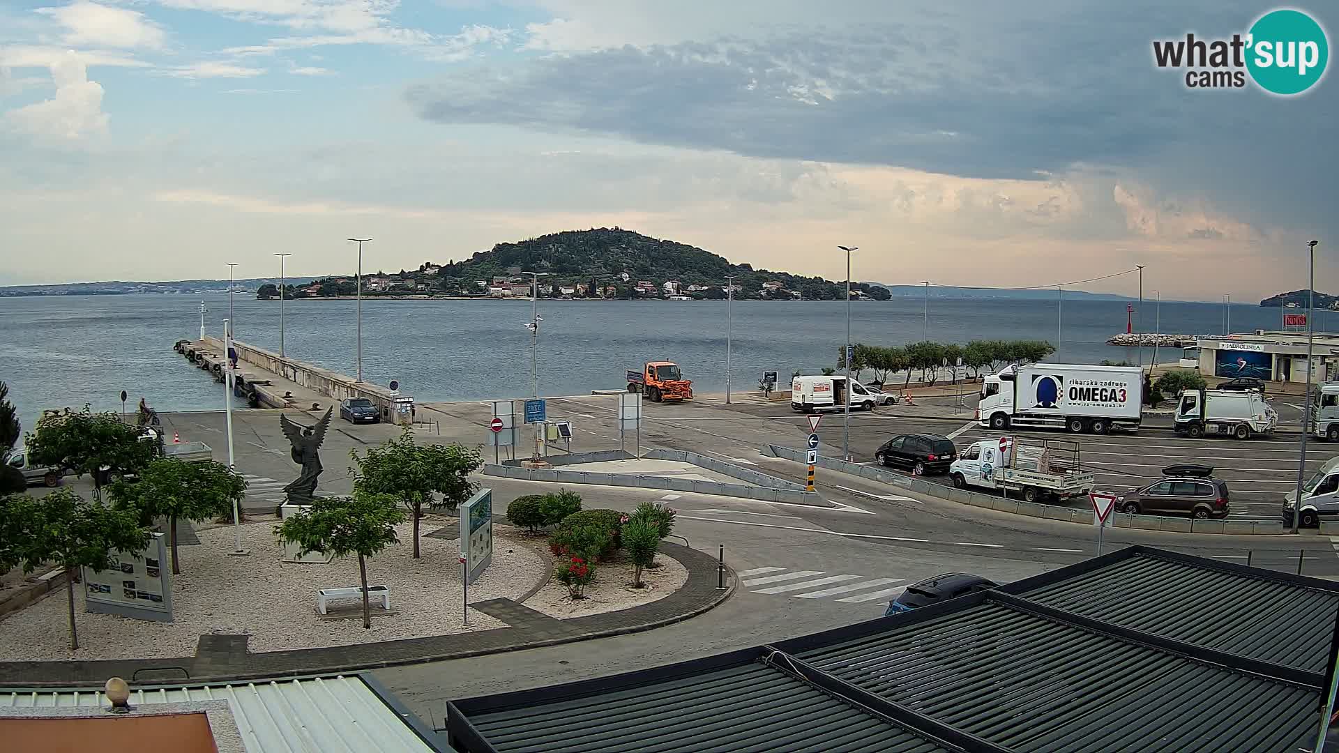 Web kamera Ugljan – Preko trajekt za Zadar