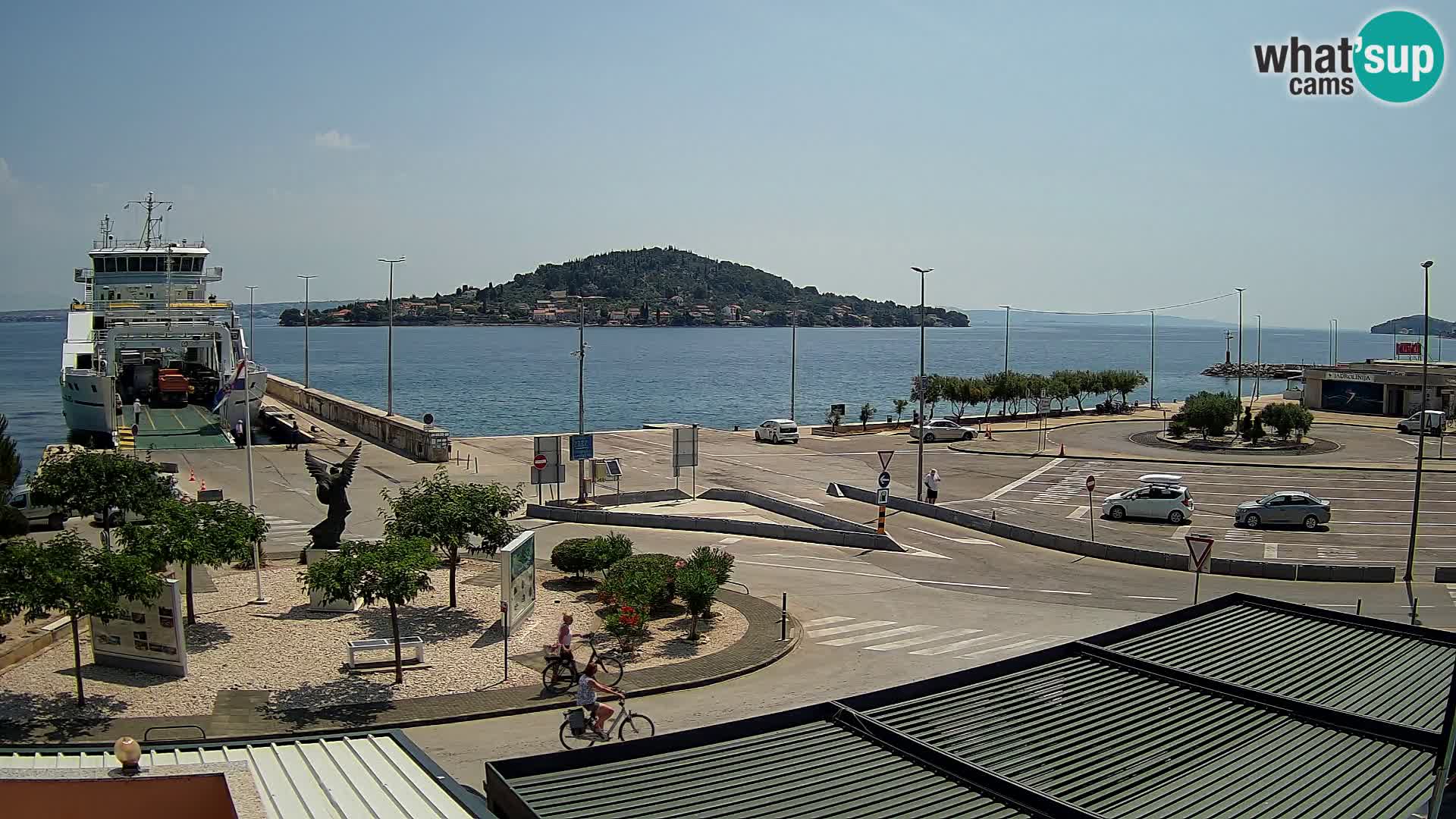 Webcam Ugljan – Preko Ferry to Zadar