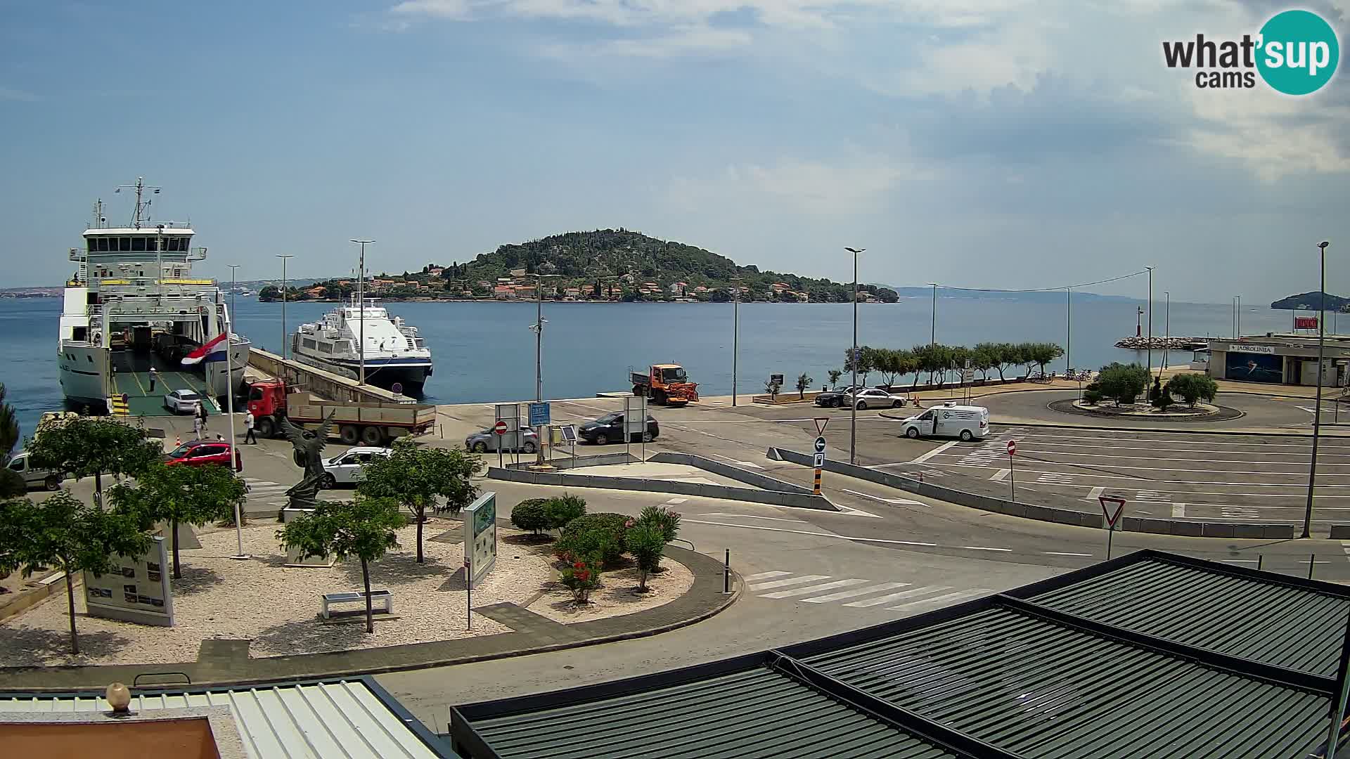 Webcam Ugliano – terminal traghetto da Preko a Zara