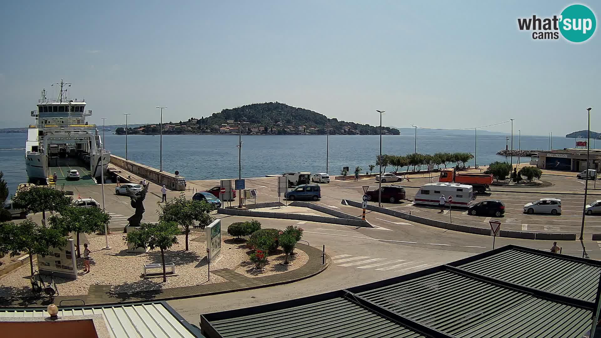 Web kamera Ugljan – Preko trajekt za Zadar