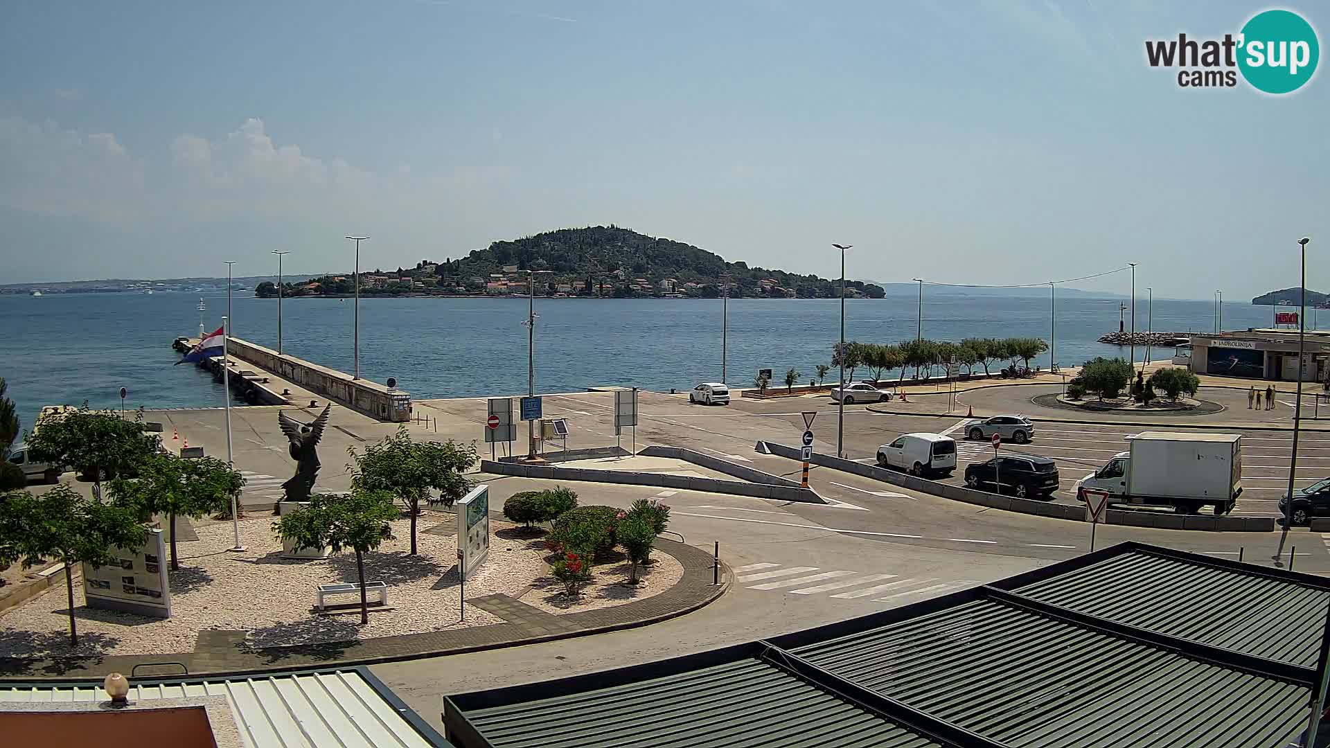 Spletna kamera Ugljan – trajekt Preko – Zadar