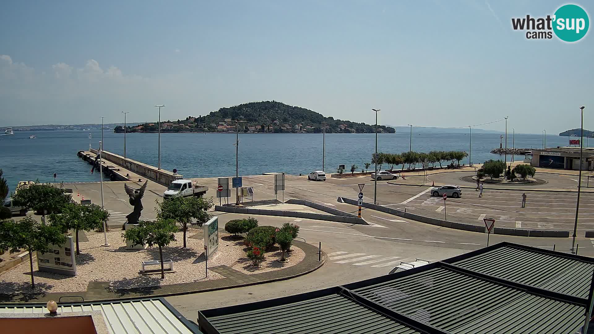 Spletna kamera Ugljan – trajekt Preko – Zadar