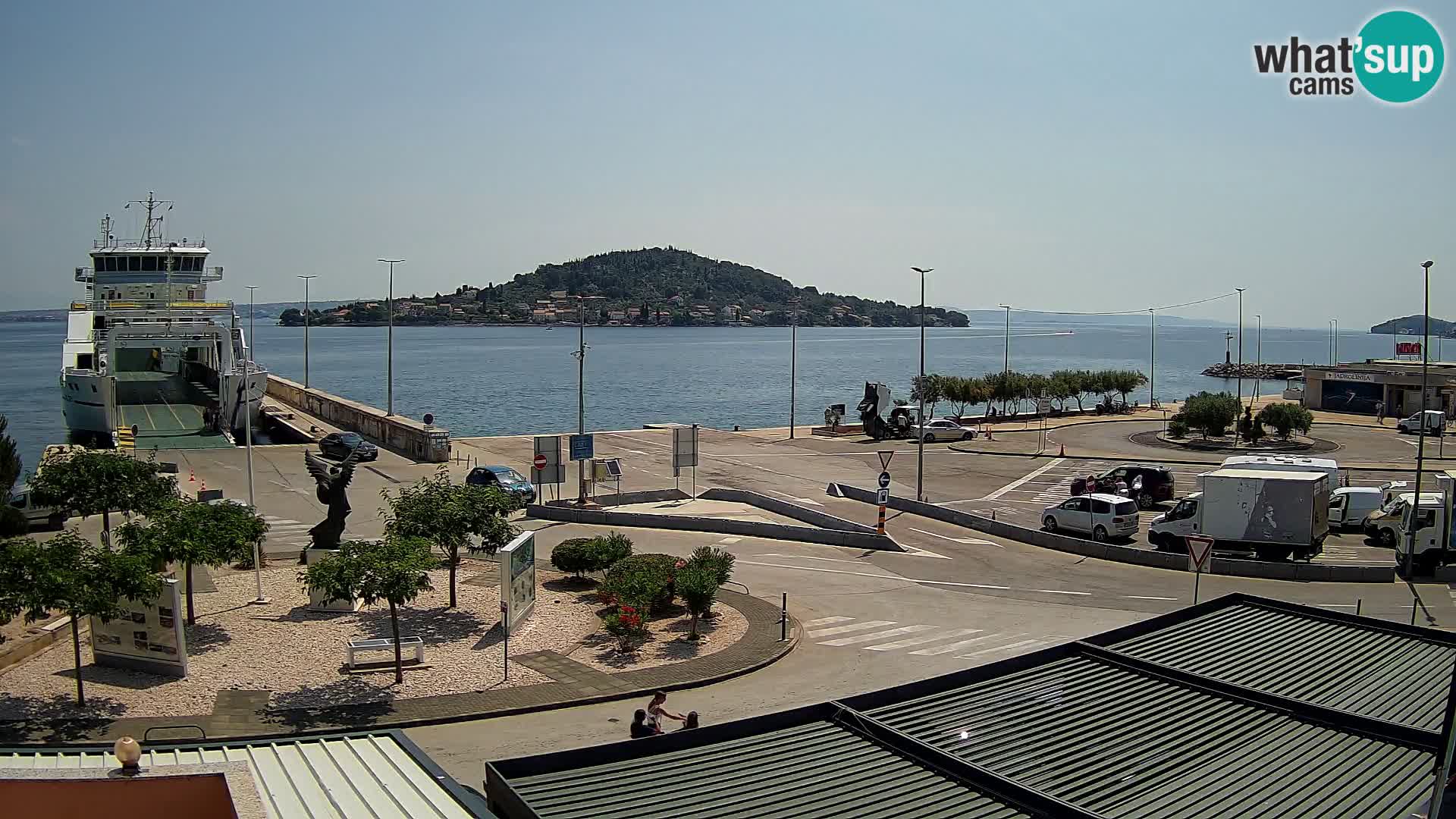 Webcam Ugliano – terminal traghetto da Preko a Zara