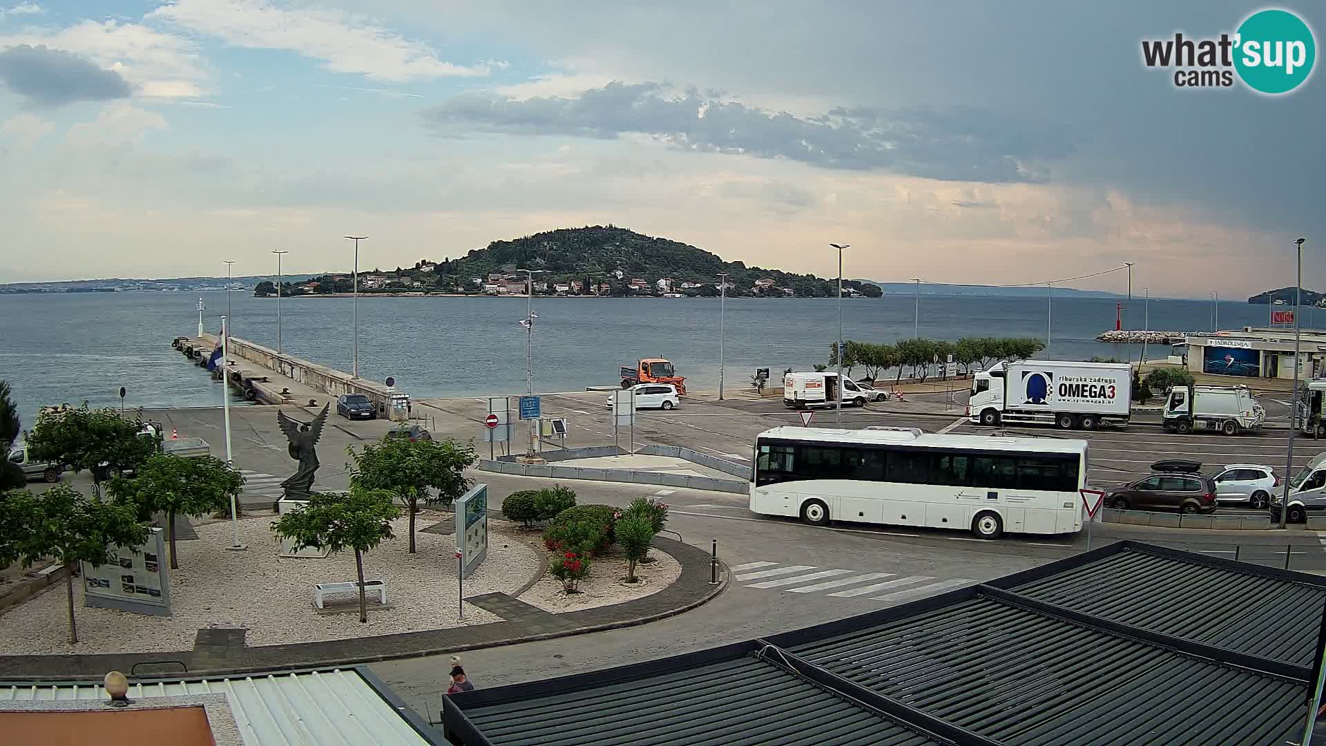 Webcam Ugljan – Preko Ferry to Zadar