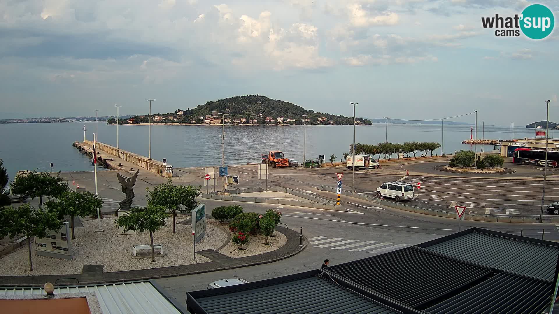 Web kamera Ugljan – Preko trajekt za Zadar