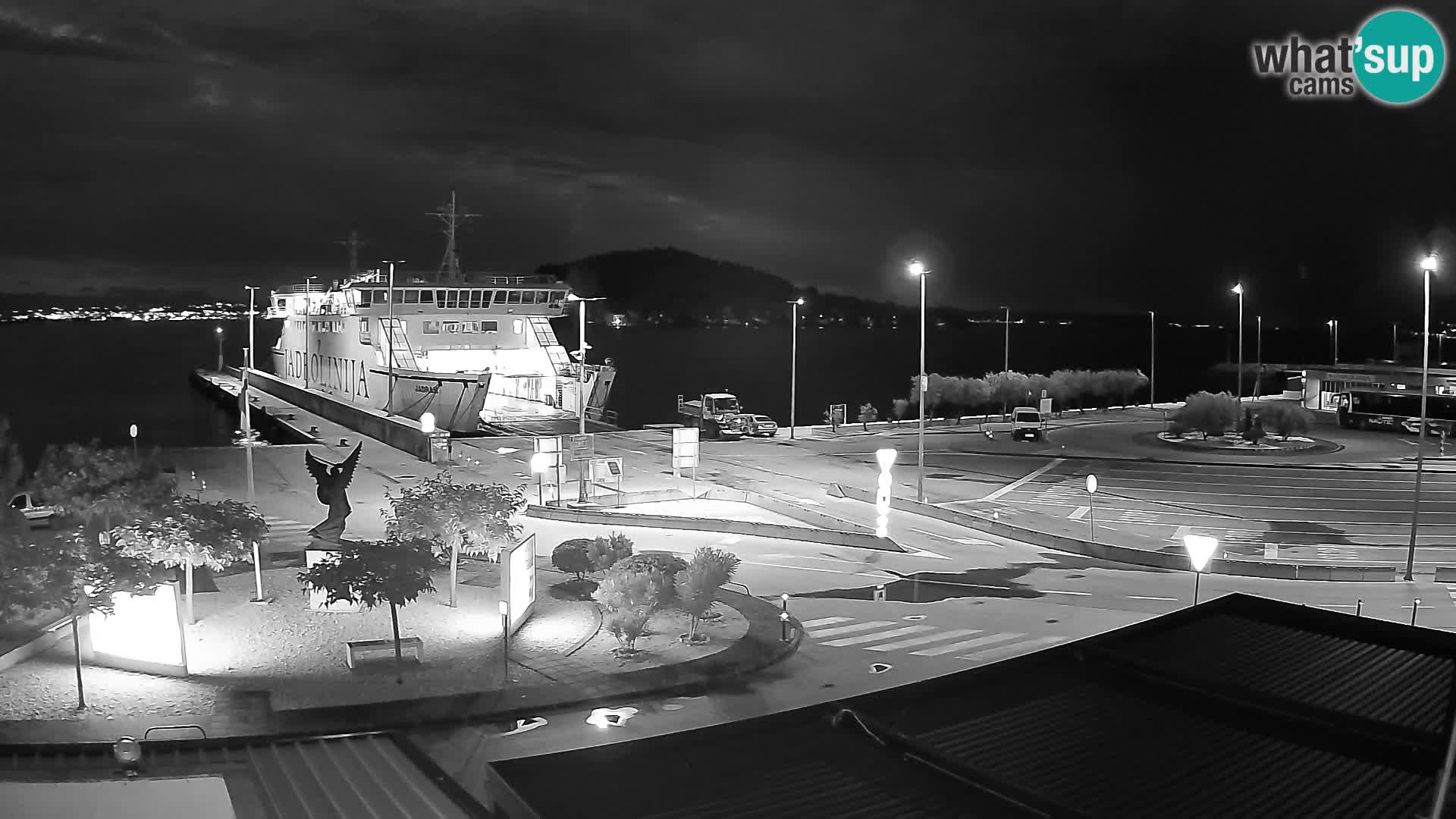 Spletna kamera Ugljan – trajekt Preko – Zadar