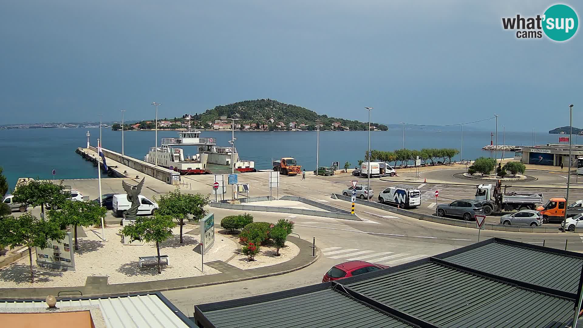Web kamera Ugljan – Preko trajekt za Zadar