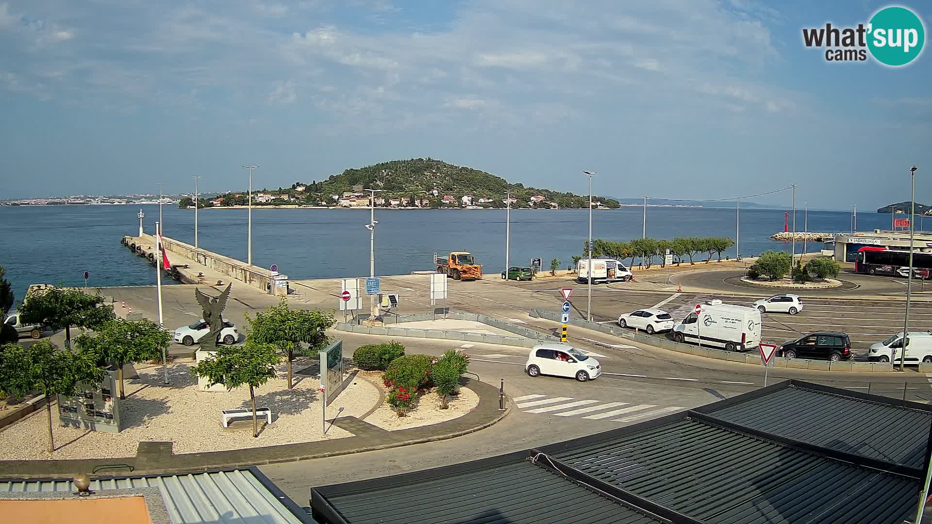 Web kamera Ugljan – Preko trajekt za Zadar