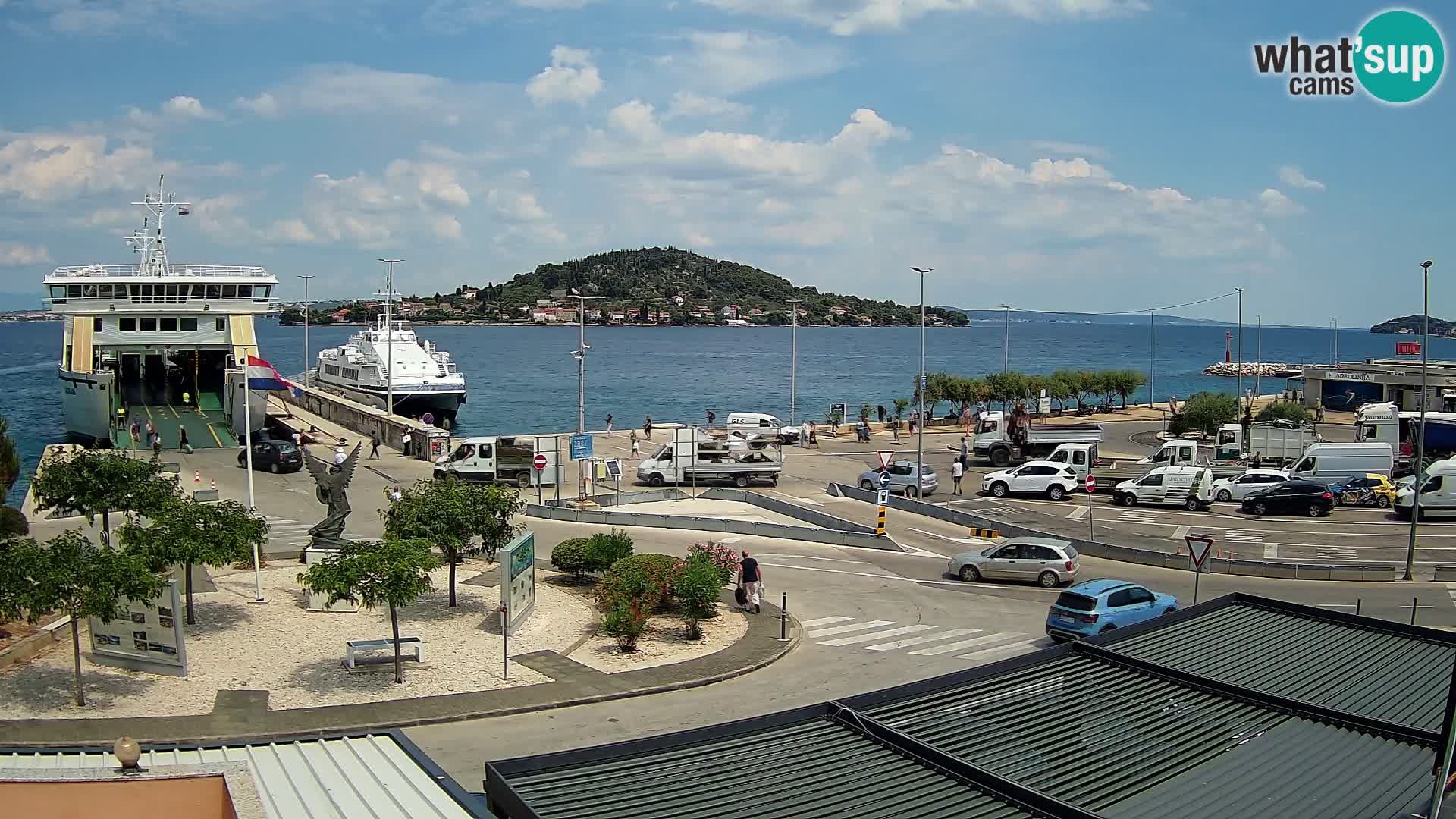 Web cam UGLJAN – Ferry de Preko à Zadar