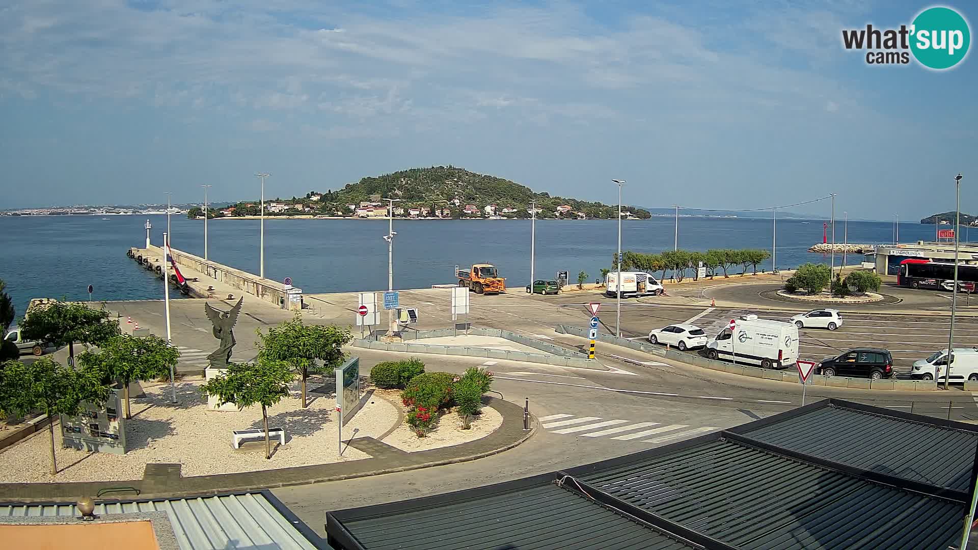 Spletna kamera Ugljan – trajekt Preko – Zadar
