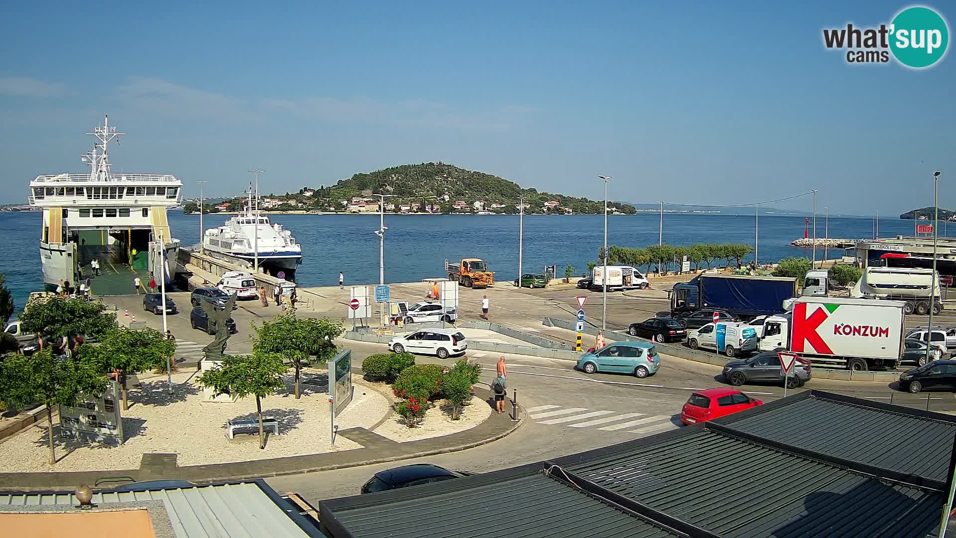 Cámara web UGLJAN – Transportar de Preko a Zadar