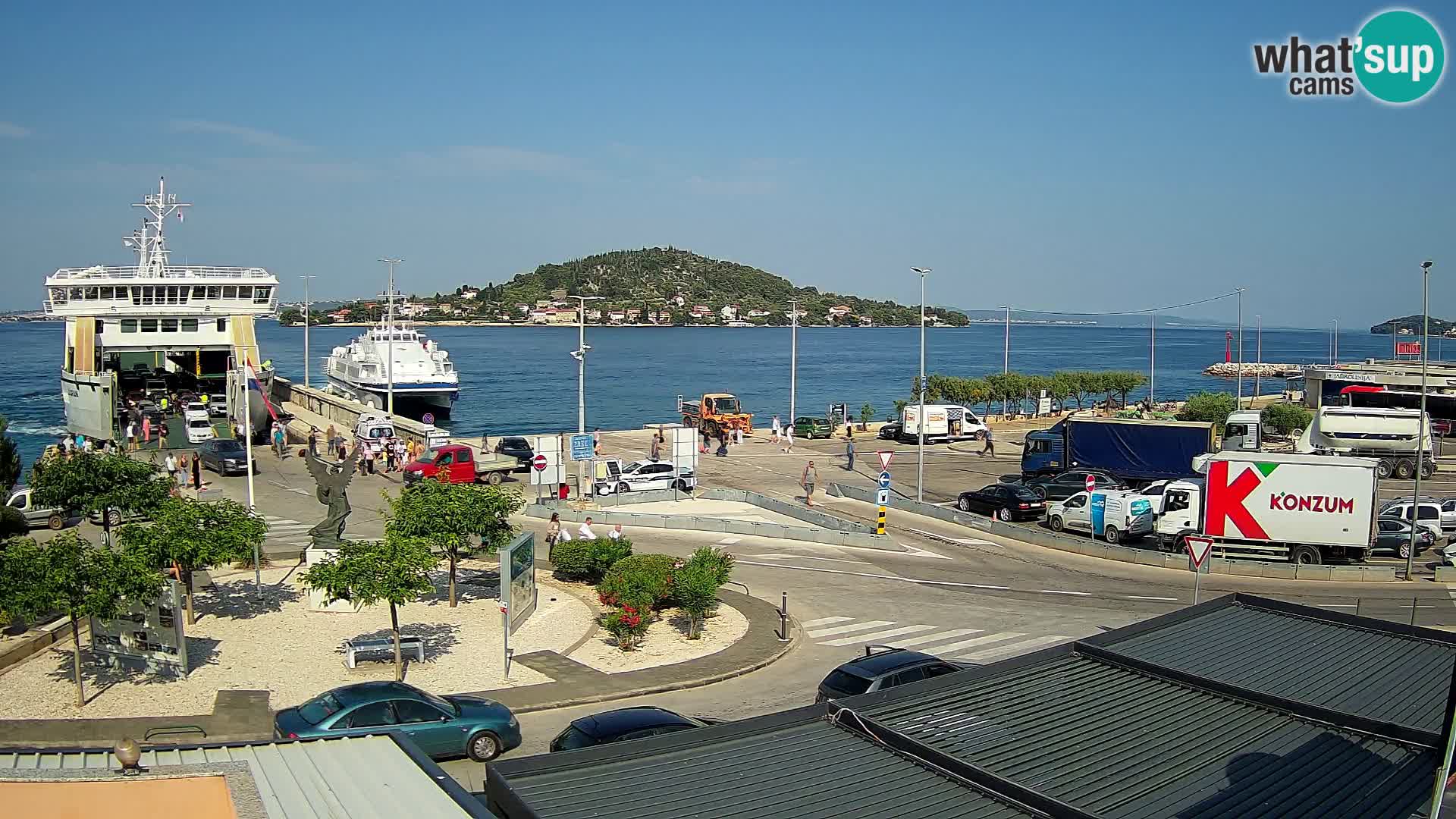 Web cam UGLJAN – Ferry de Preko à Zadar