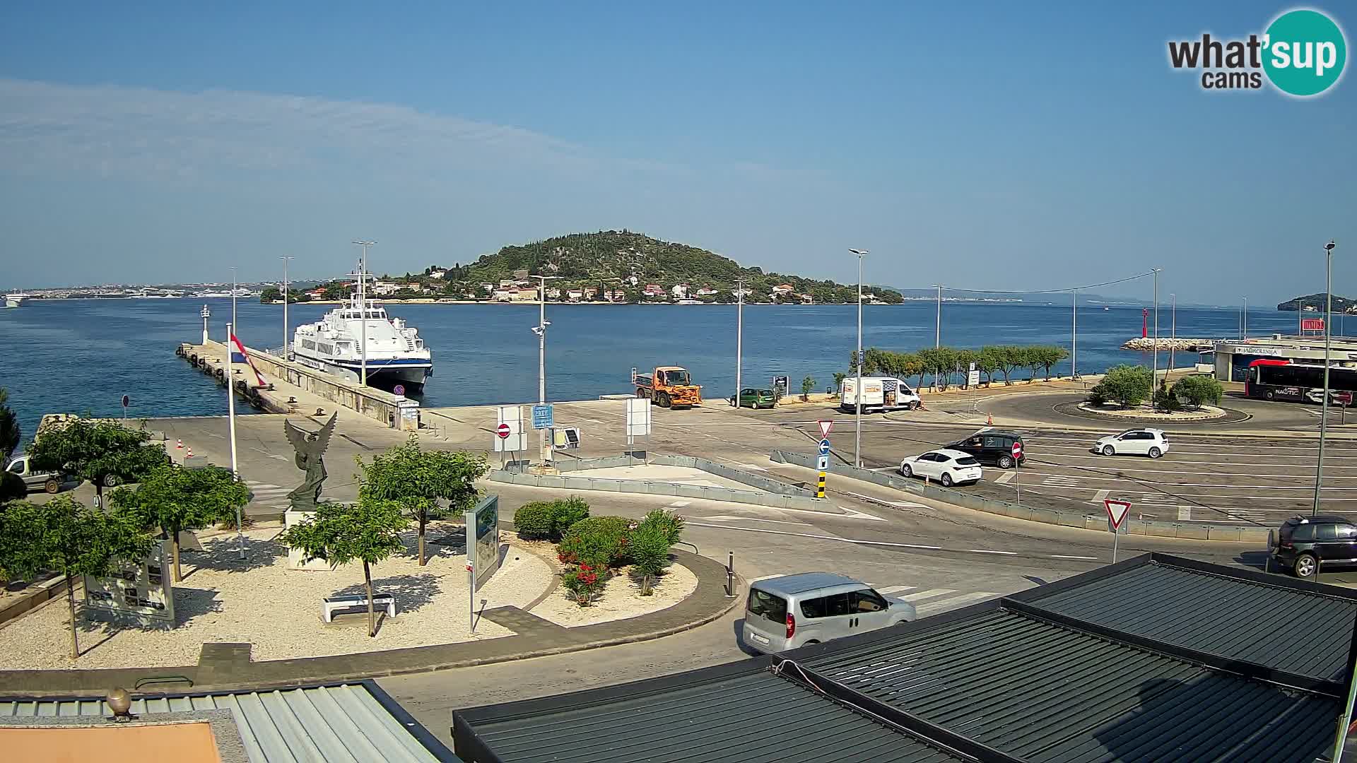Spletna kamera Ugljan – trajekt Preko – Zadar