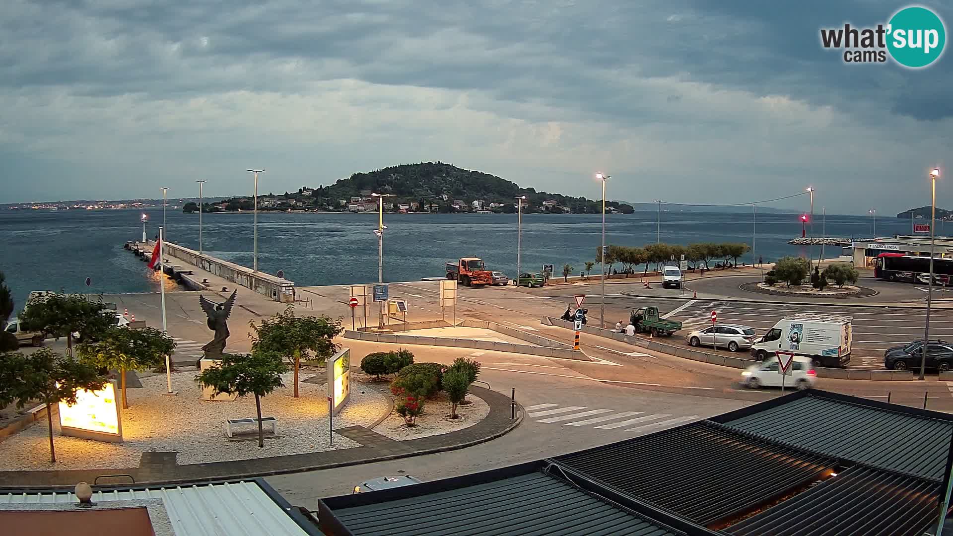 Spletna kamera Ugljan – trajekt Preko – Zadar