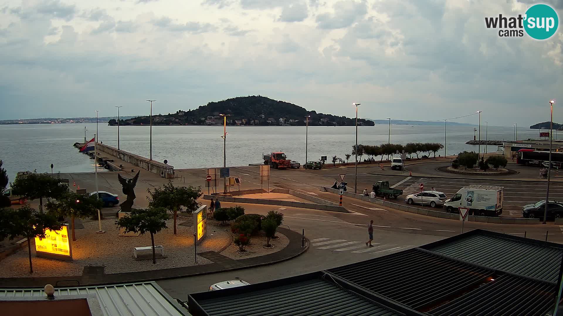 Webcam Ugliano – terminal traghetto da Preko a Zara