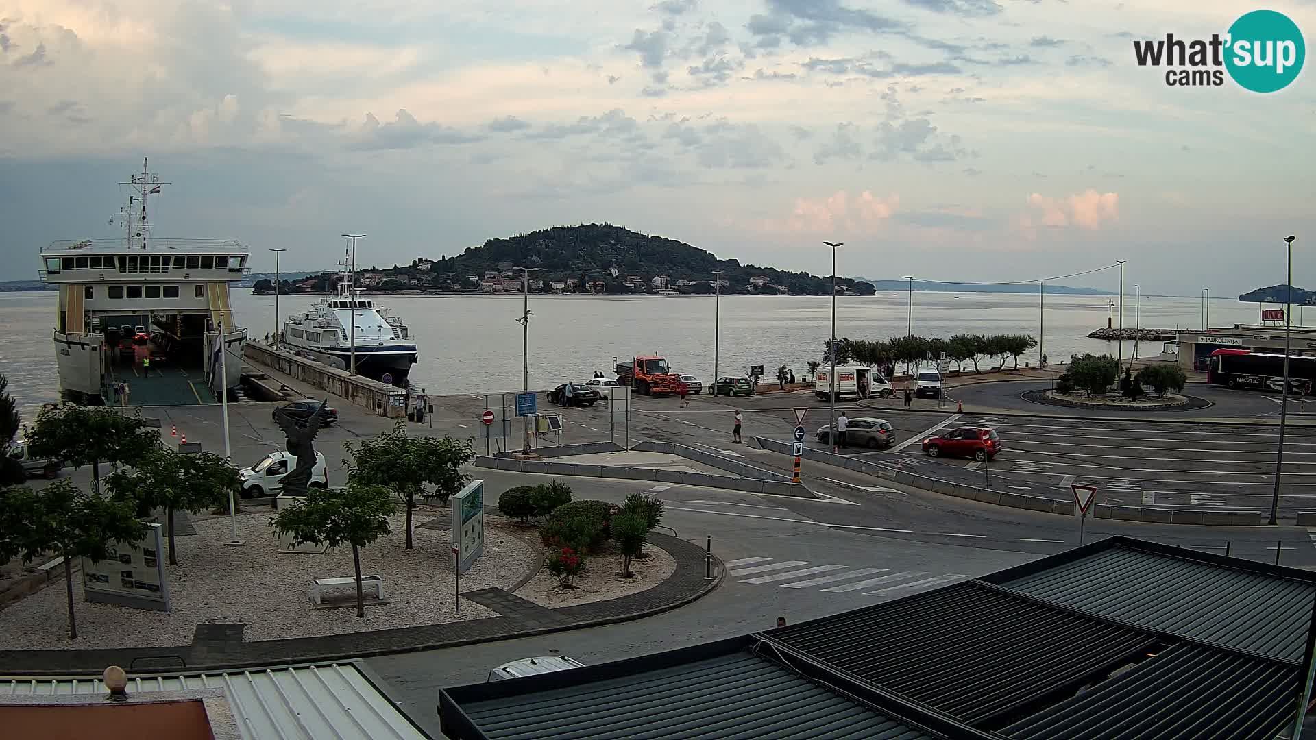 Webcam Ugliano – terminal traghetto da Preko a Zara