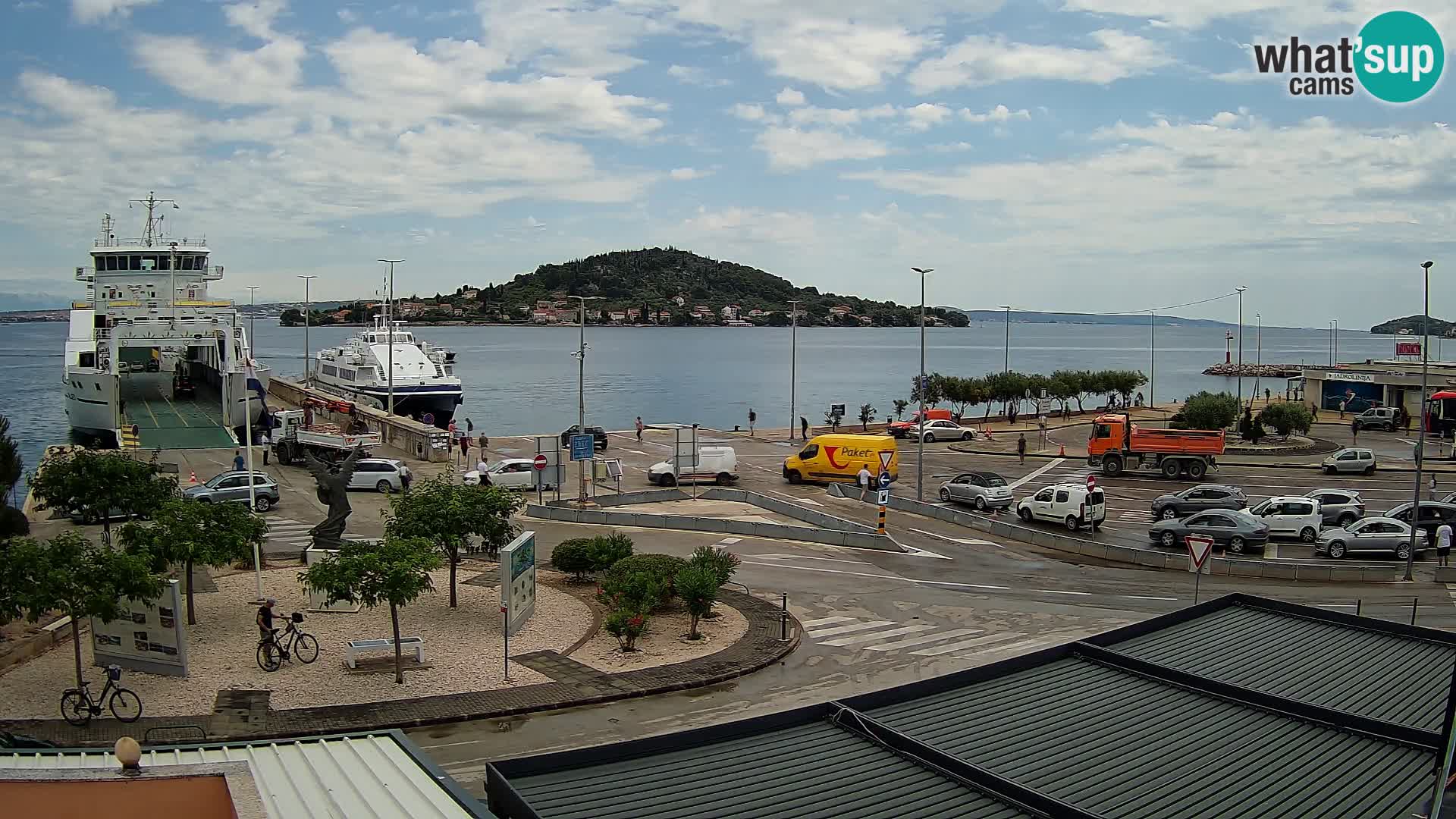 Web kamera Ugljan – Preko trajekt za Zadar